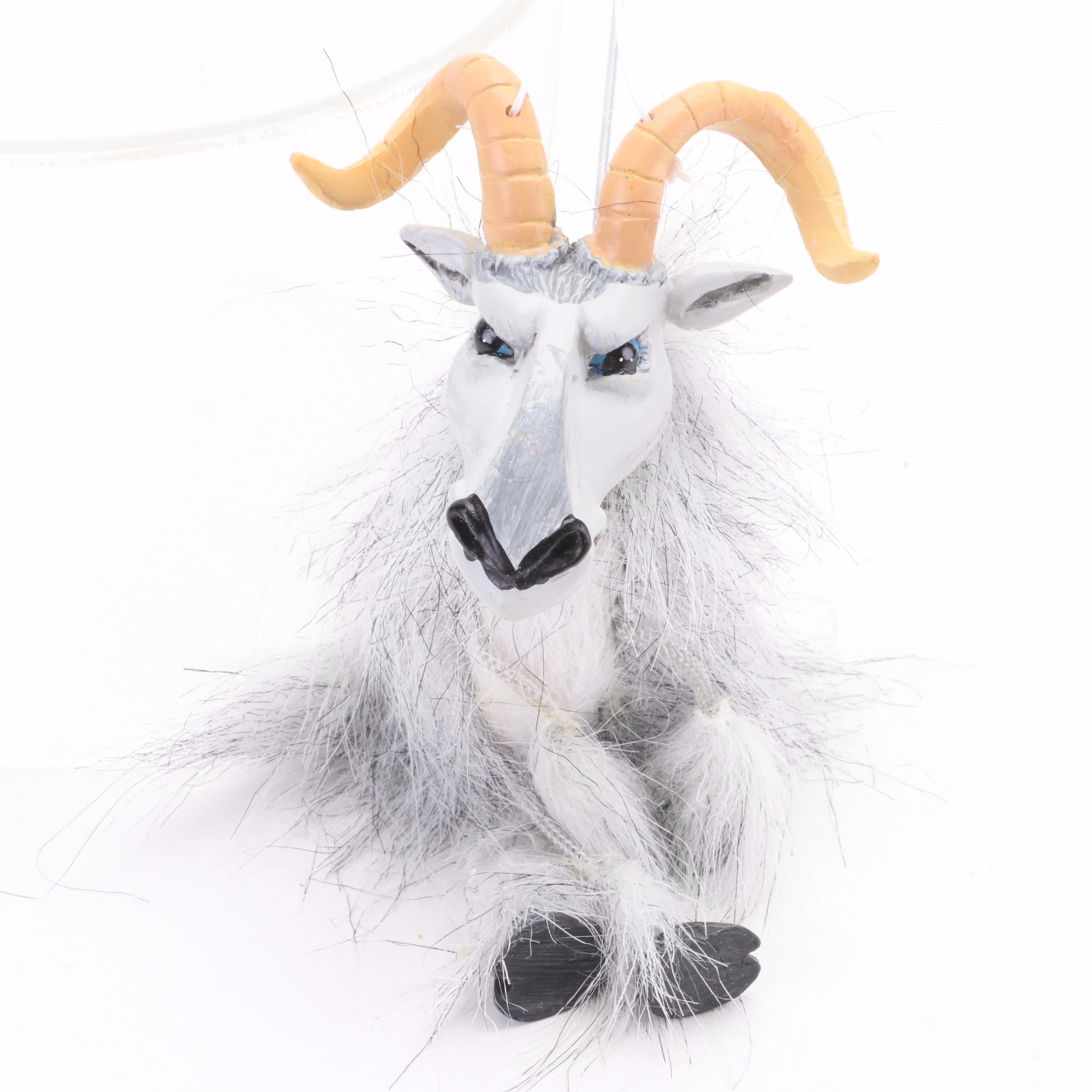 Grand Little Theater The Three Billy Goats Gruff Marionette Puppets Story Set