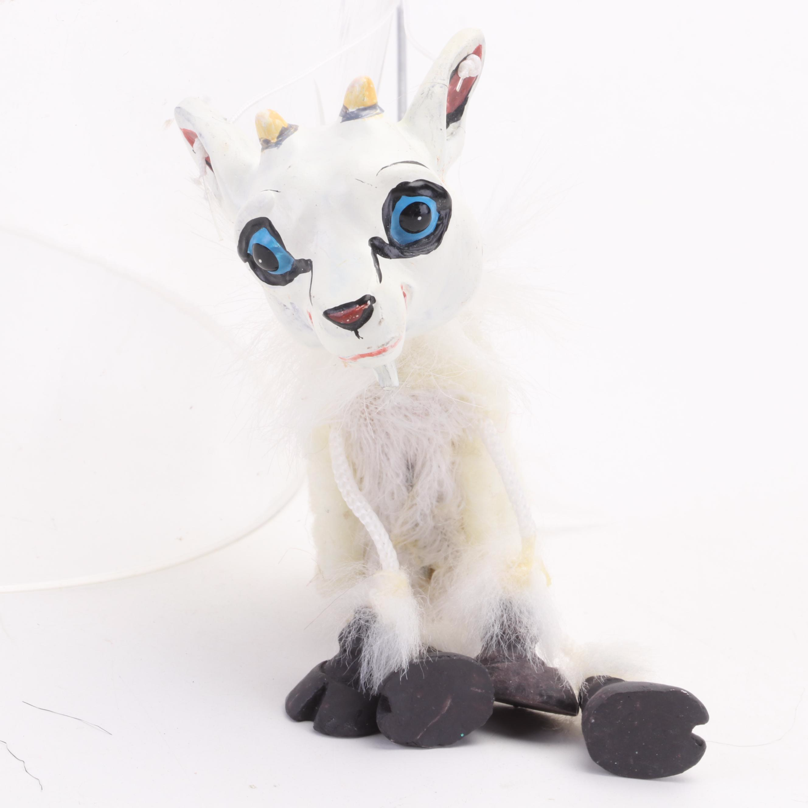 Grand Little Theater The Three Billy Goats Gruff Marionette Puppets Story Set