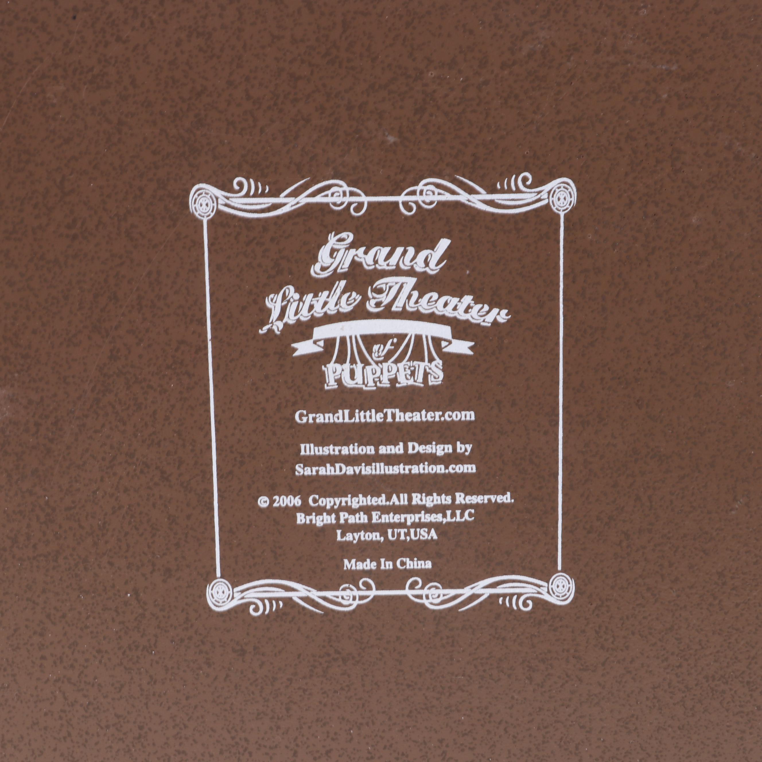 Grand Little Theater The Three Billy Goats Gruff Marionette Puppets Story Set