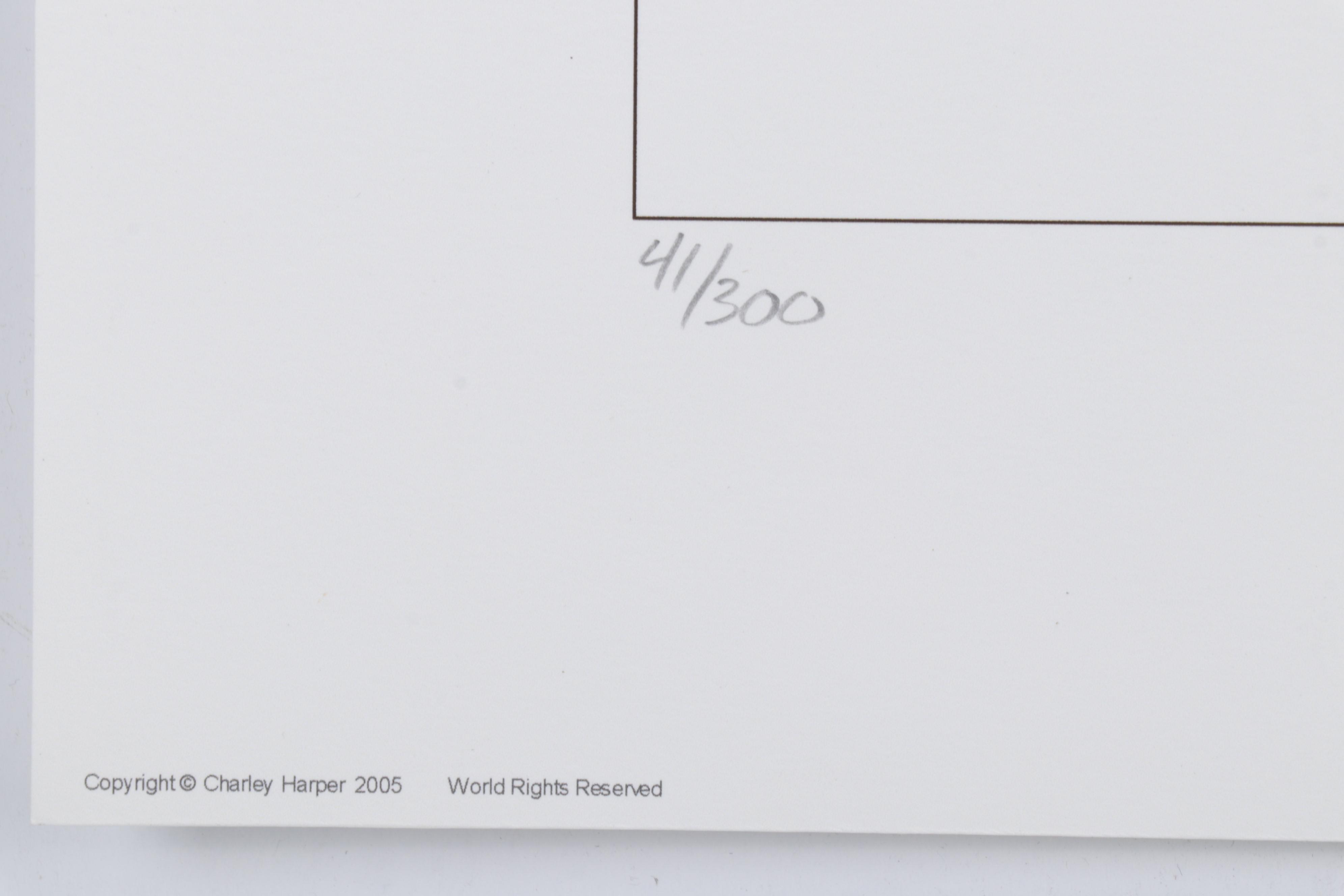 Giclée After Charley Harper "Bassett," Circa 2005