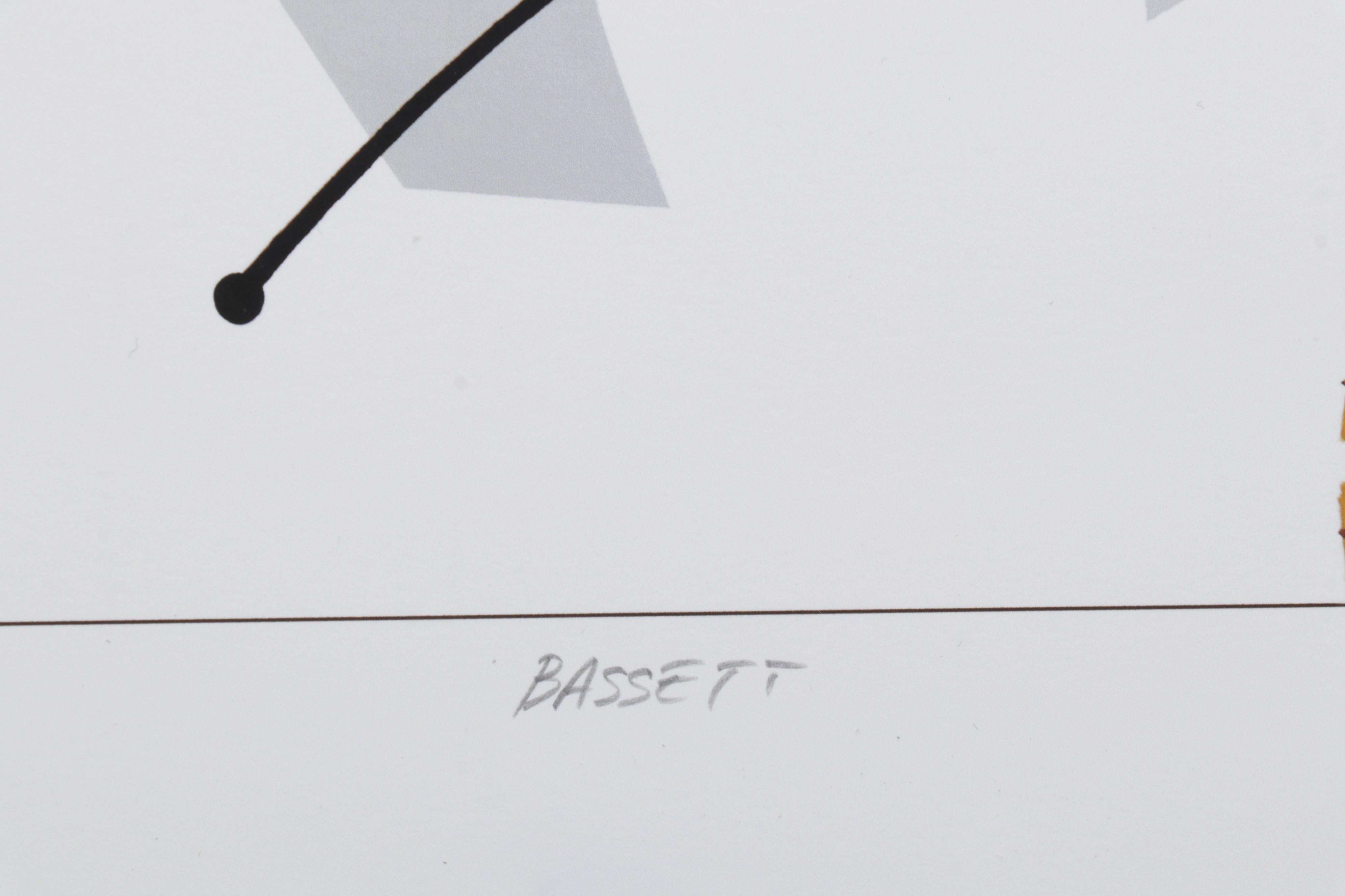 Giclée After Charley Harper "Bassett," Circa 2005