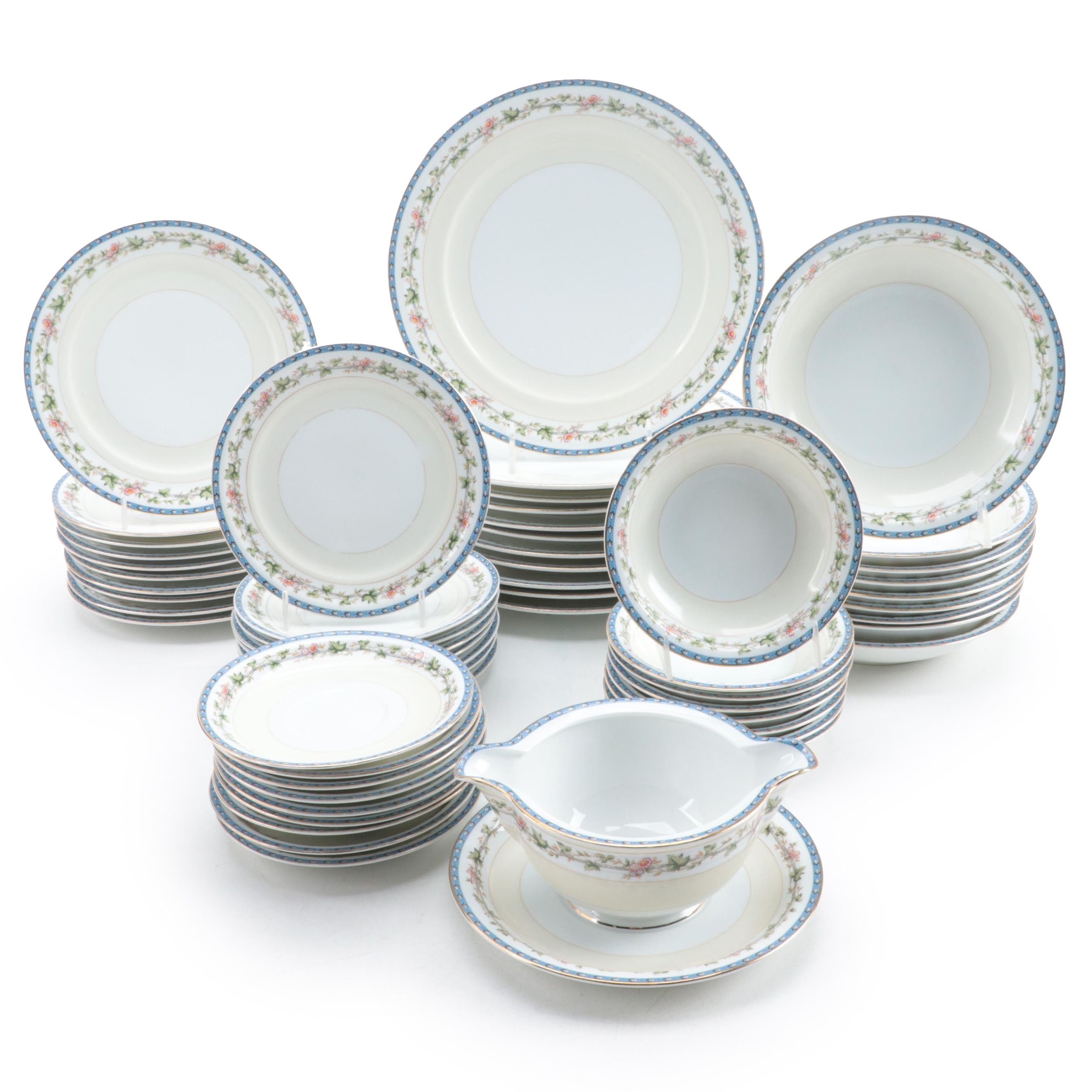 Royal Embassy Japan "Tampa" Porcelain Dinnerware, Mid-20th Century