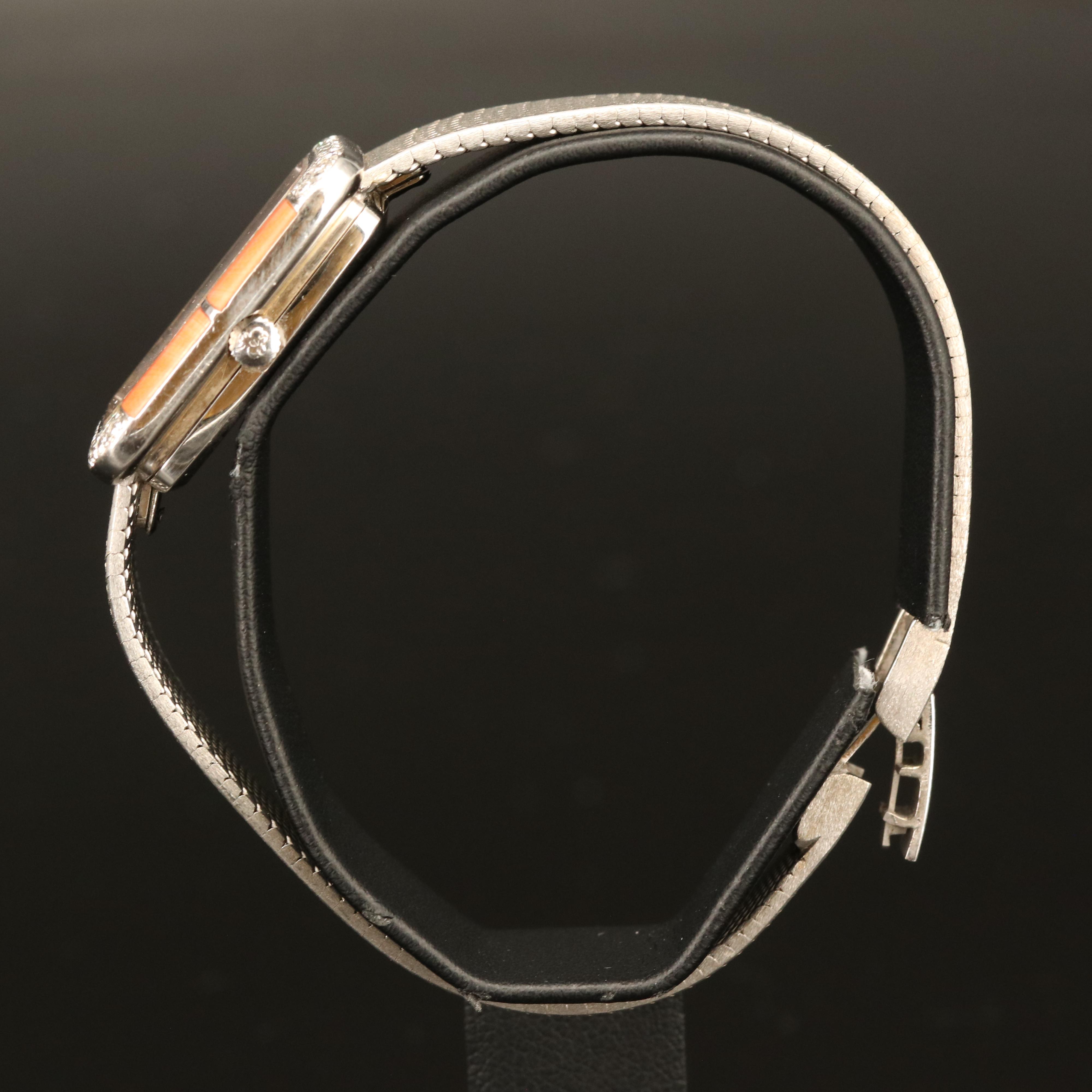 Paul Buhré  18K Diamond and Coral Watch