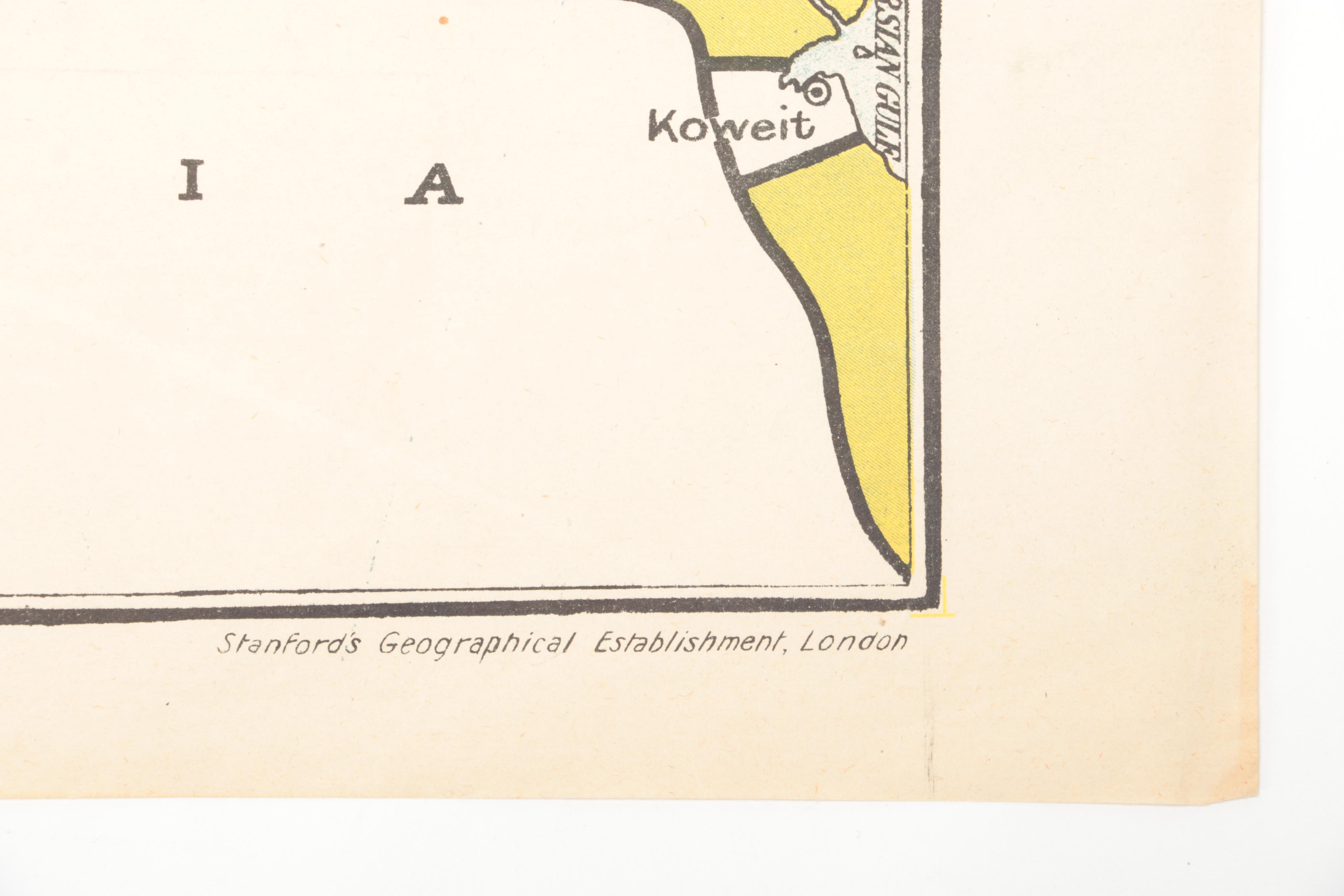 World War I "Subject Nationalities of the German Alliance" and "War Atlas" Maps