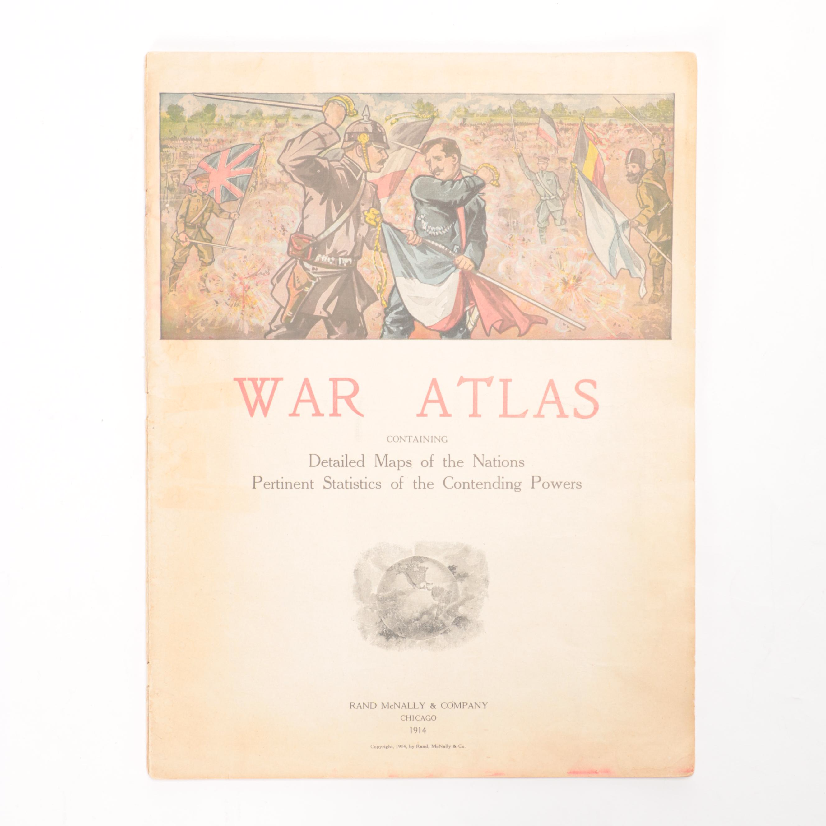 World War I "Subject Nationalities of the German Alliance" and "War Atlas" Maps