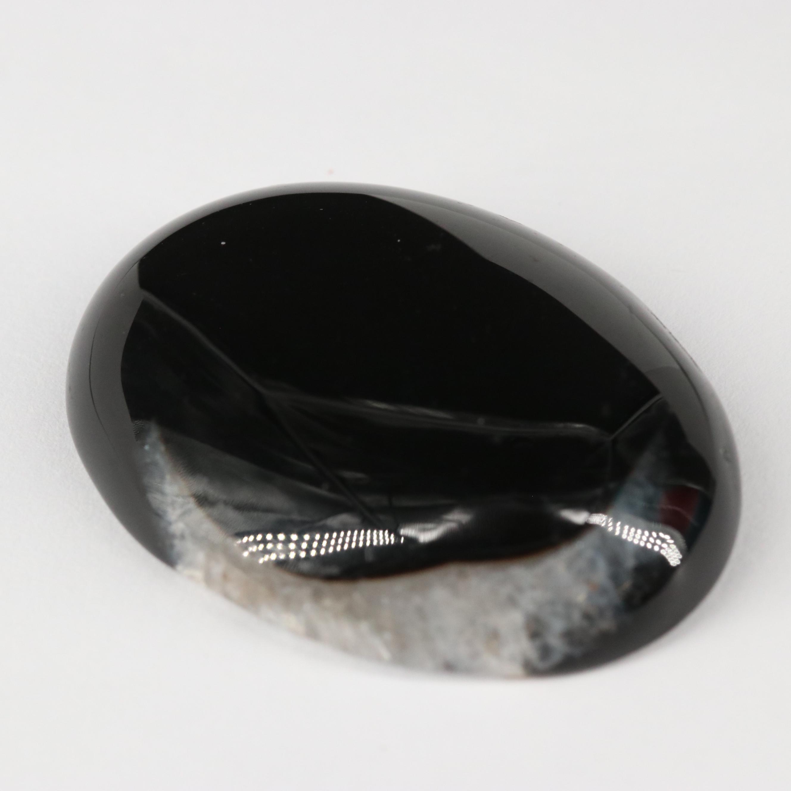 Loose 82.90 CT Black Onyx