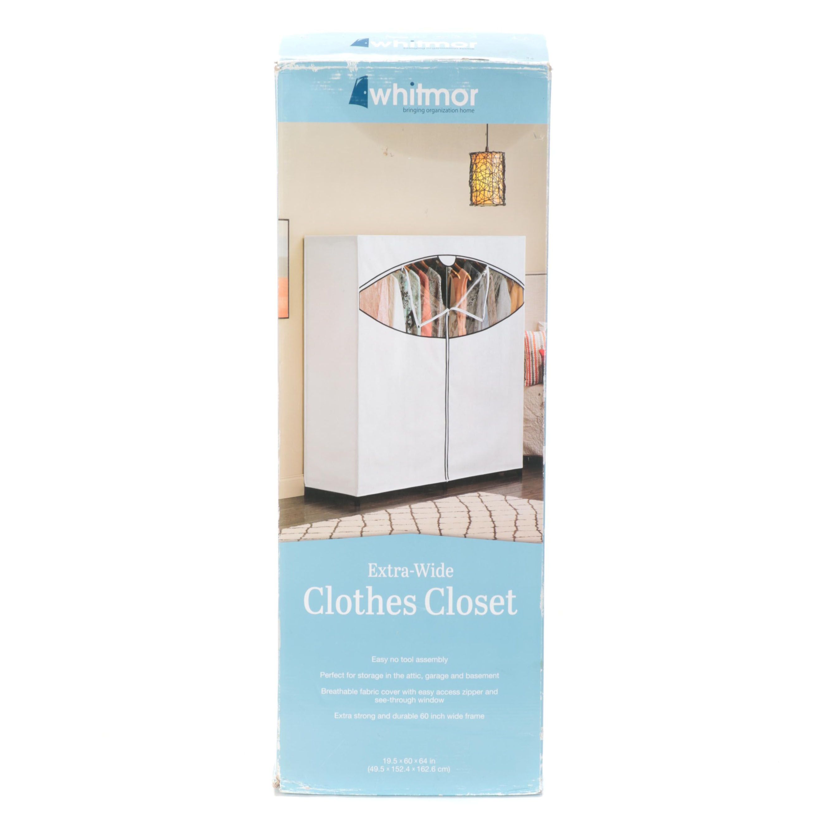 Whitmor Extra-Wide Clothes Closet