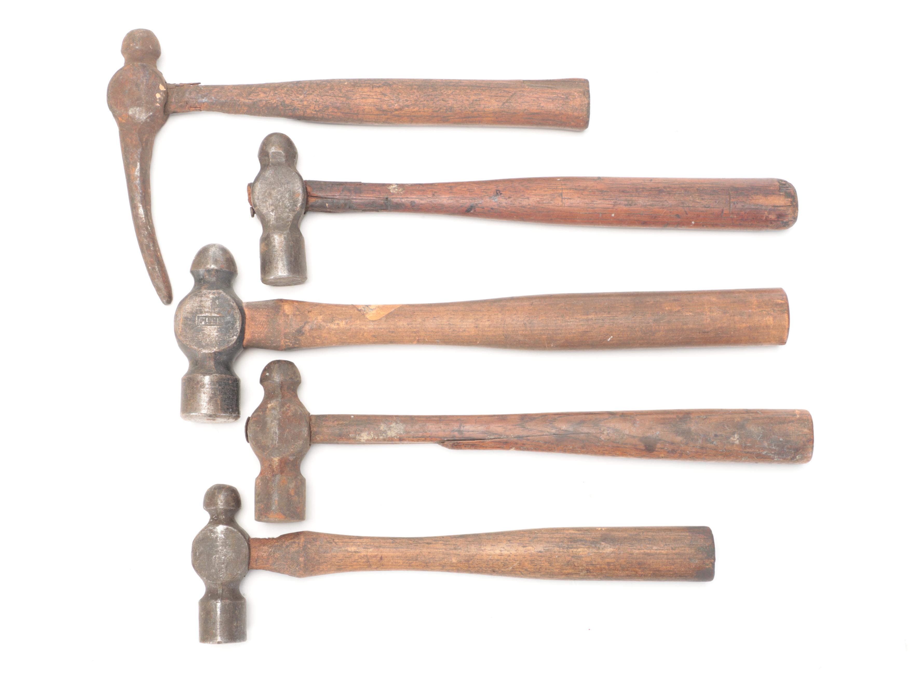 Ball Peen Hammers, Brace Drills and Block Planes, More Hand Tools