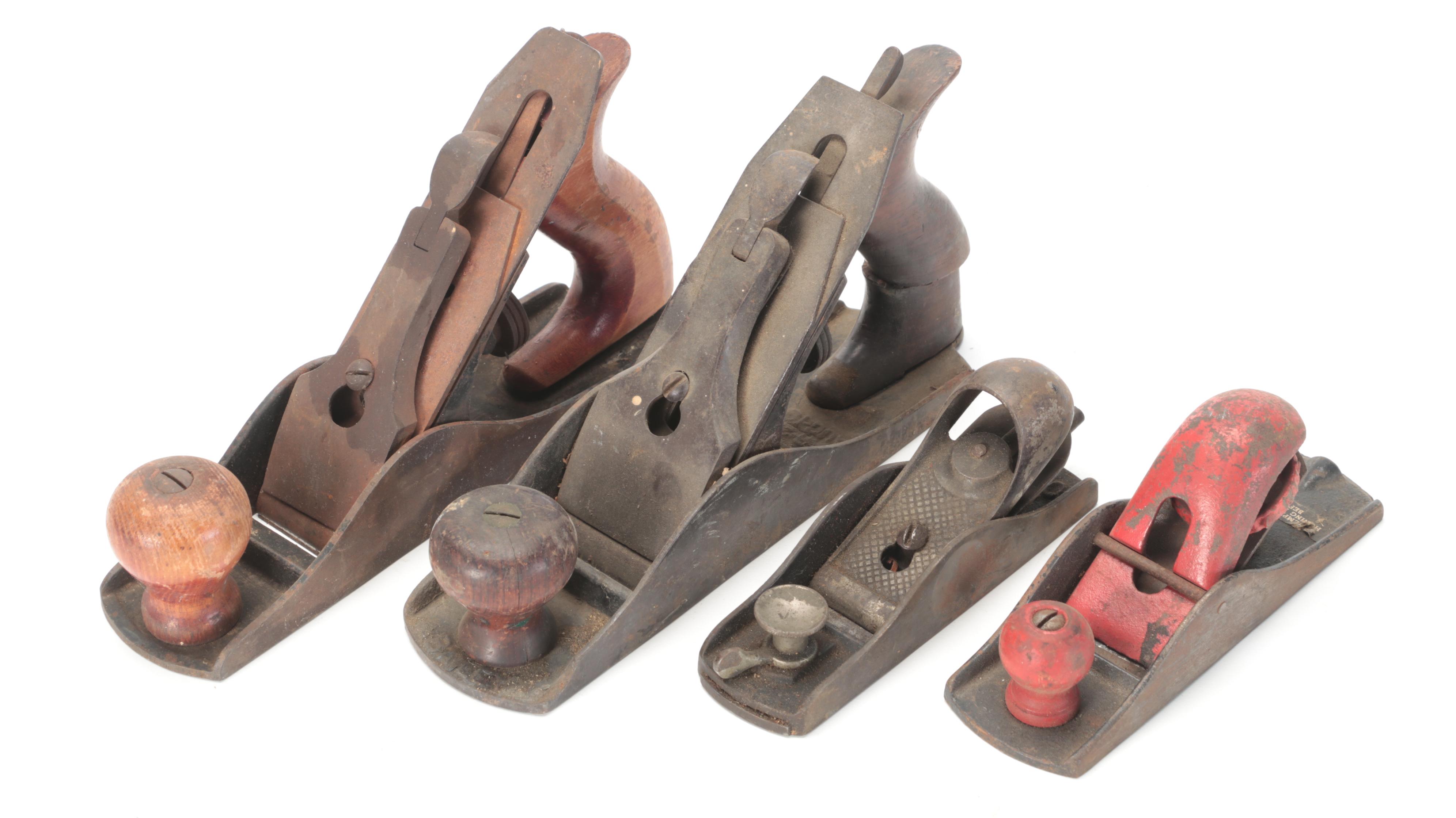 Ball Peen Hammers, Brace Drills and Block Planes, More Hand Tools