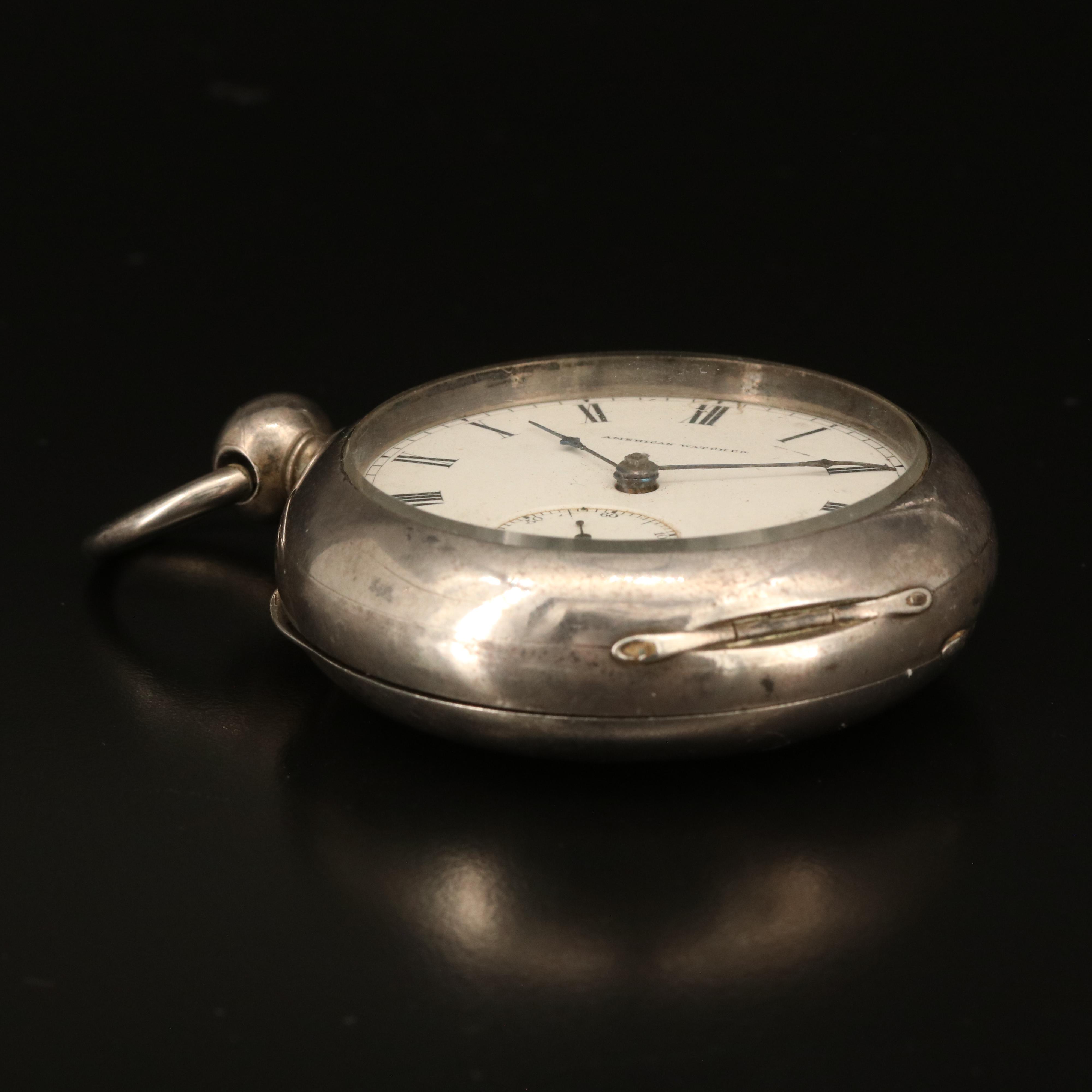 1857 Coin Silver American Watch Co. Pocket Watch