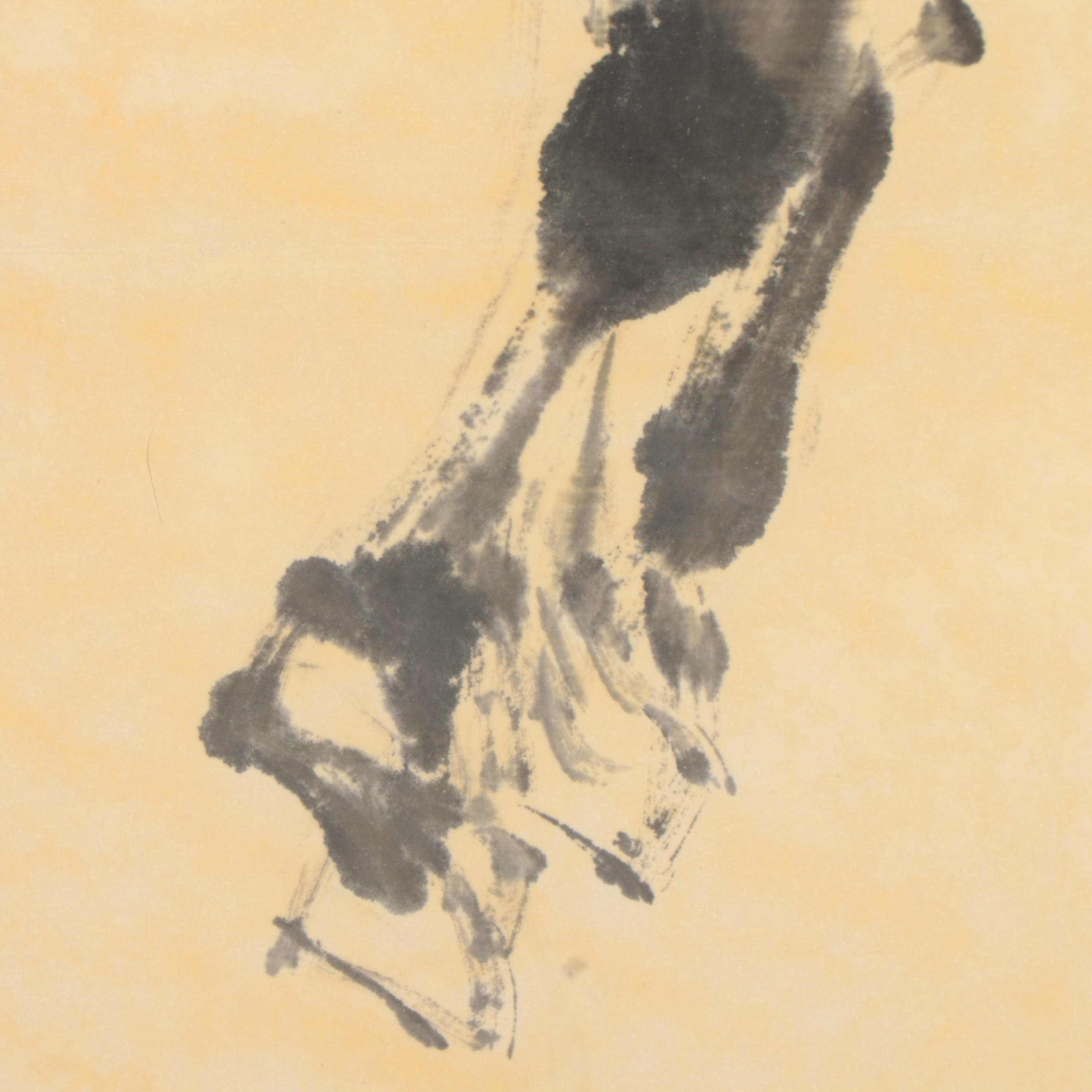 Chinese Ink Brush Painting of Horse