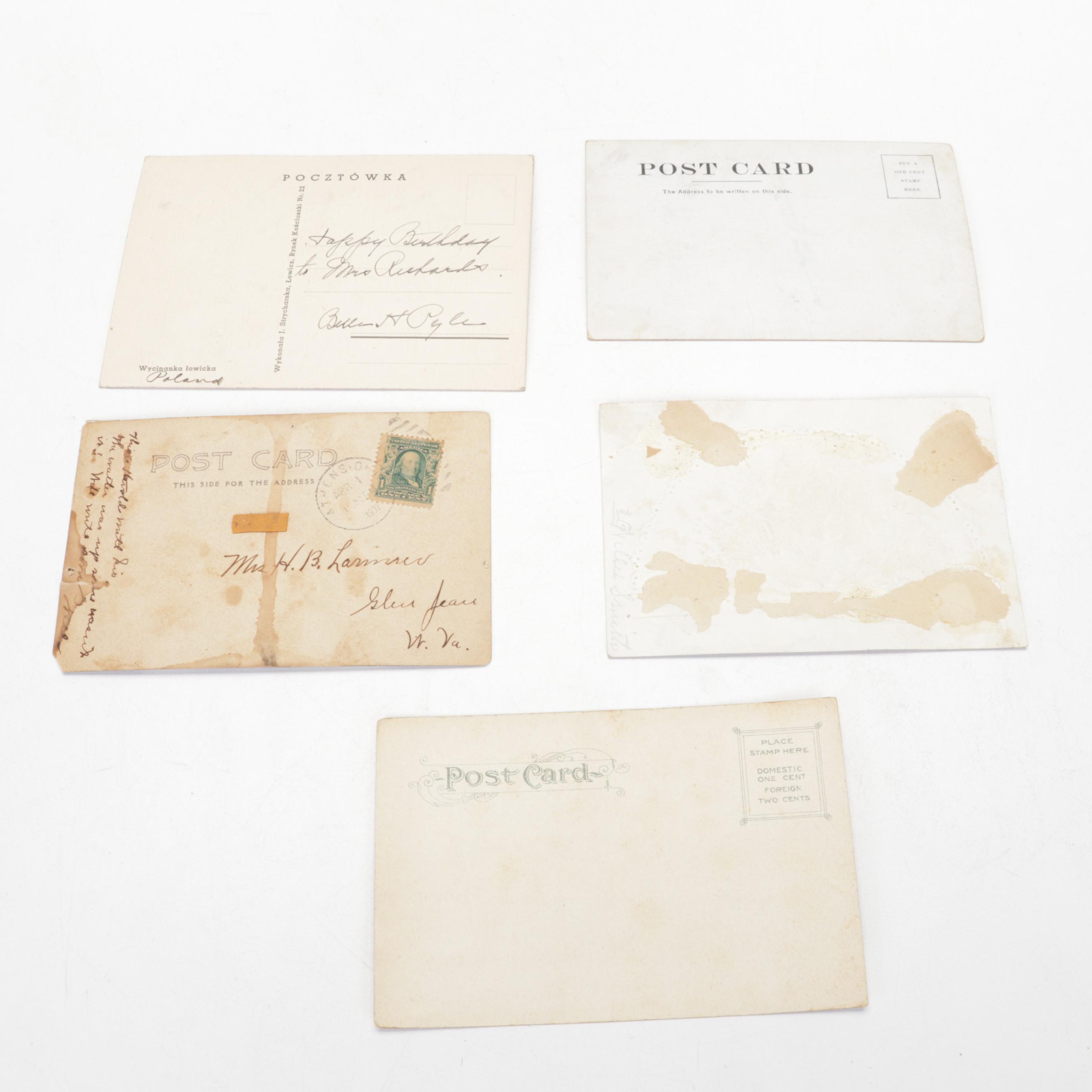 Victorian Era Ephemera Including Postcards, Greeting Cards, Scrapbooks and More