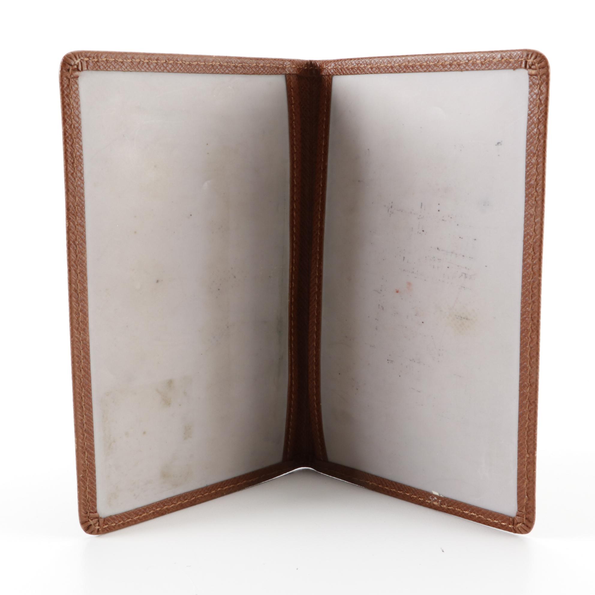 Louis Vuitton ID Card Holder in Taïga Leather