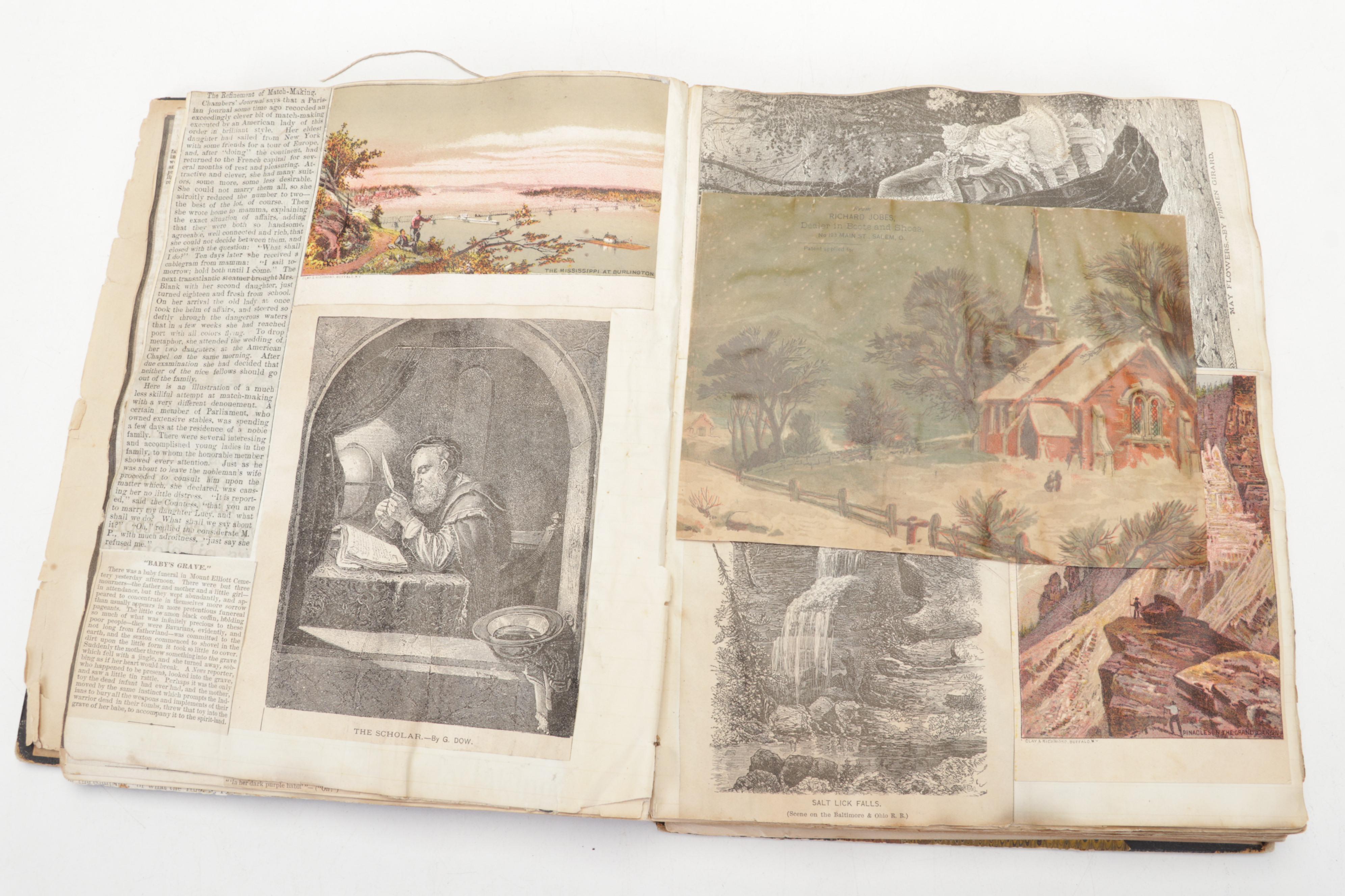 Victorian Era Ephemera Including Postcards, Greeting Cards, Scrapbooks and More