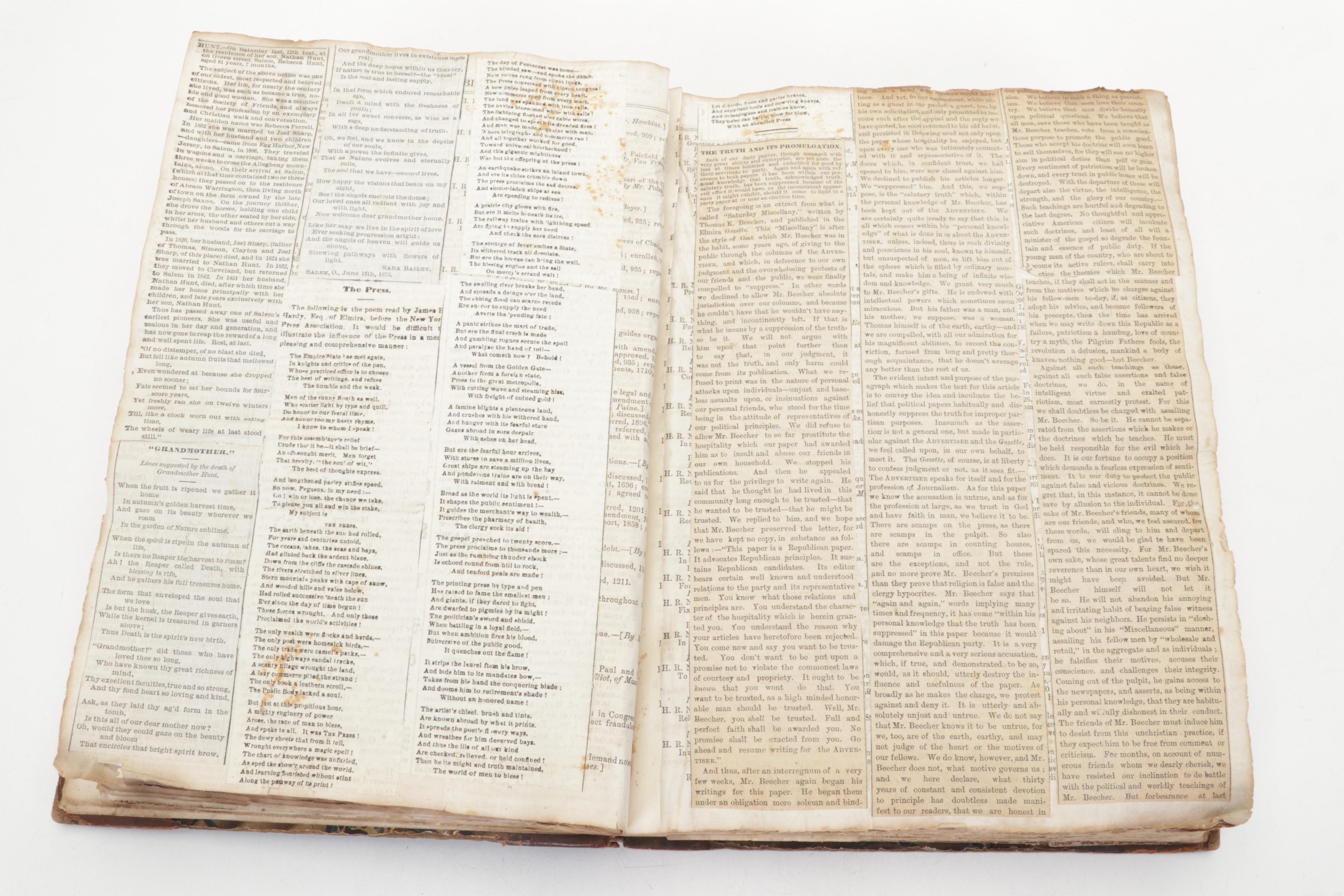 Victorian Era Ephemera Including Postcards, Greeting Cards, Scrapbooks and More