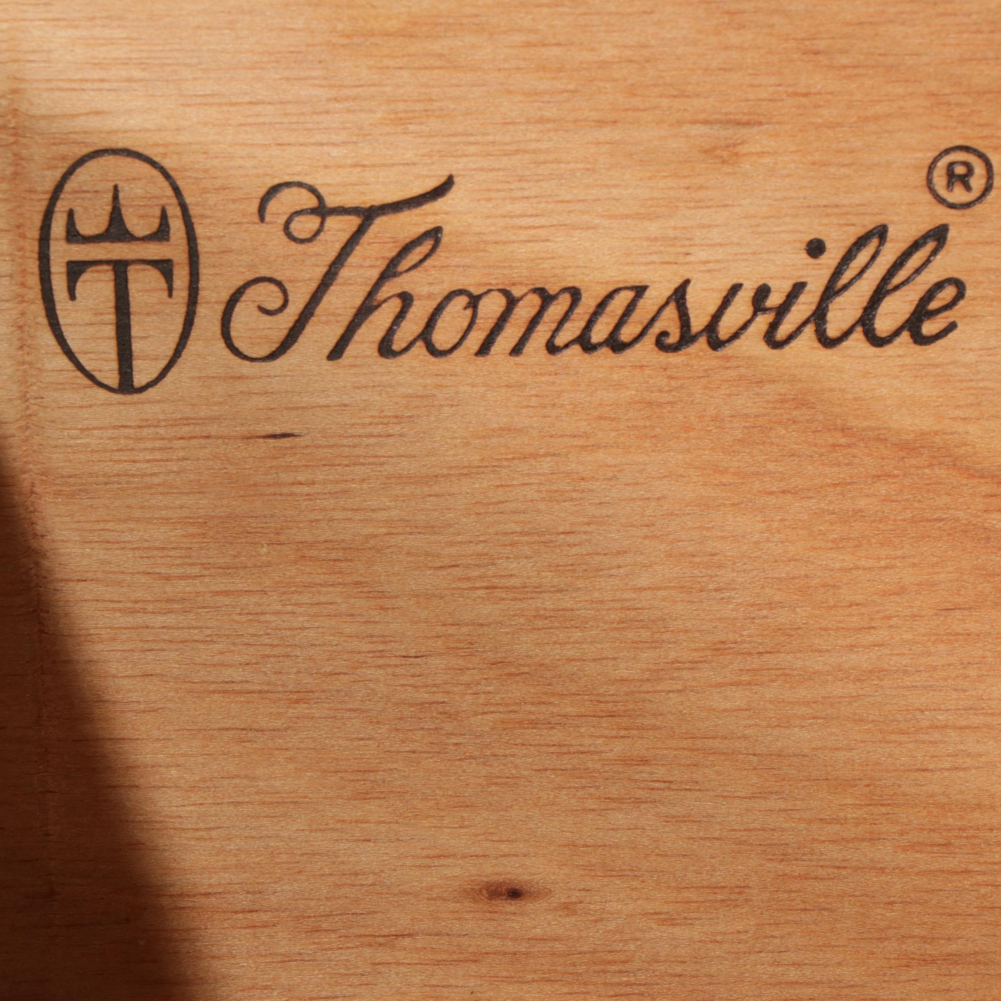 Thomasville "Winston Court" Cherry Four-Piece Bedroom Suite, 1990s