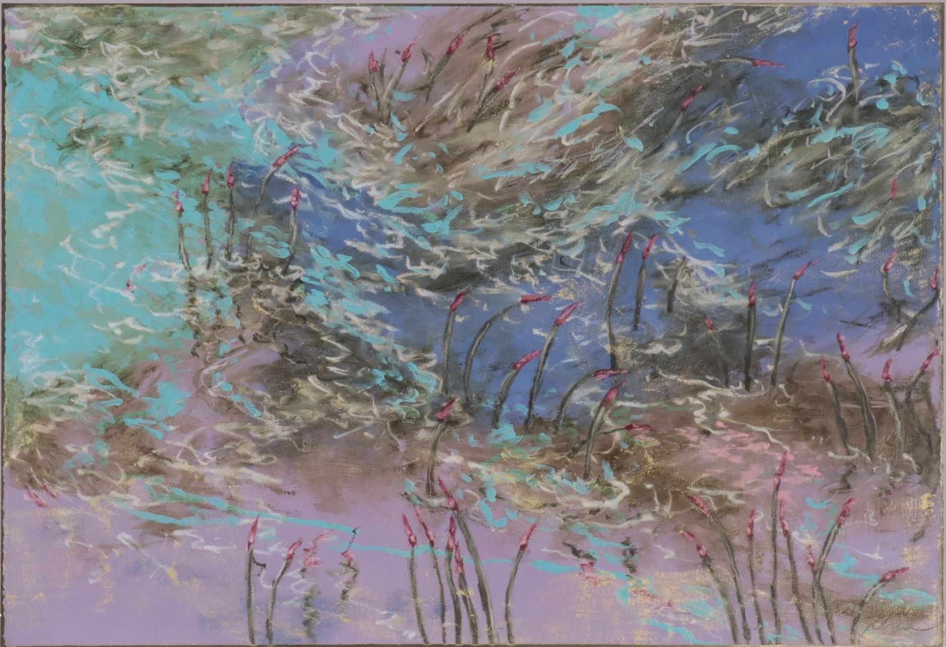 Diane Kline Waterscape Mixed Media Painting