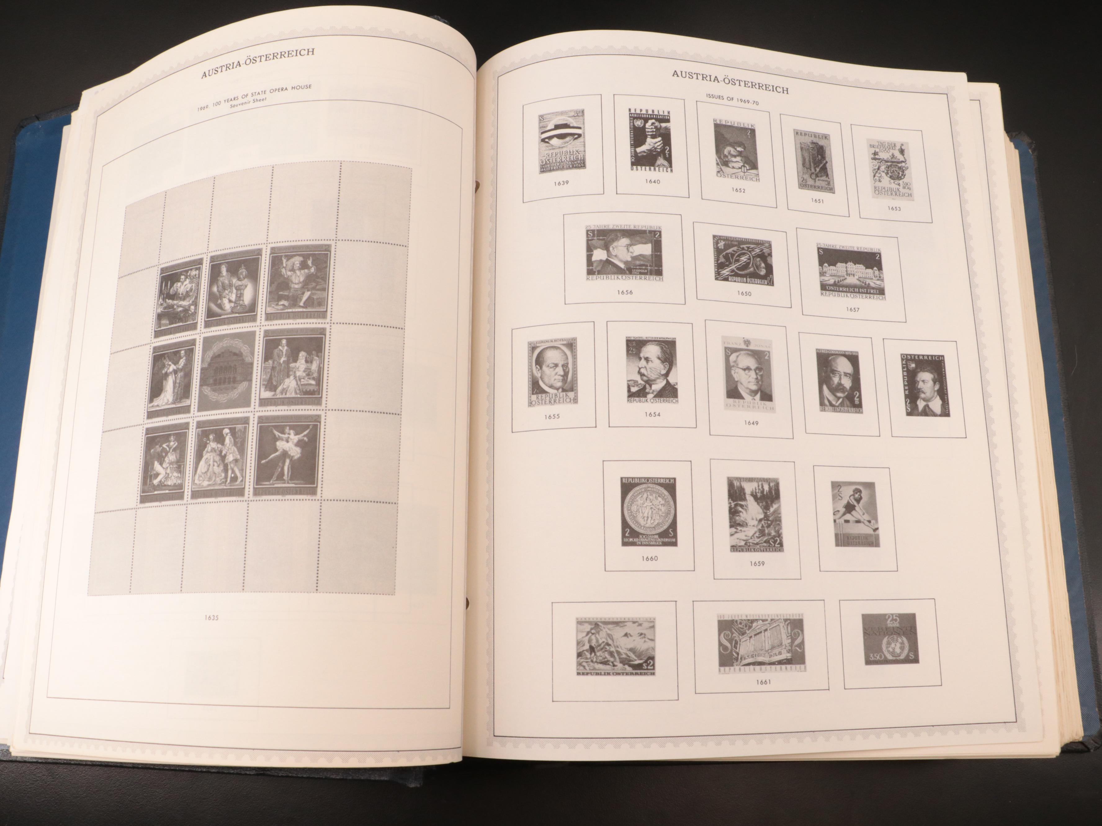 "The Master Global Stamp Album" Postage Stamp Collection