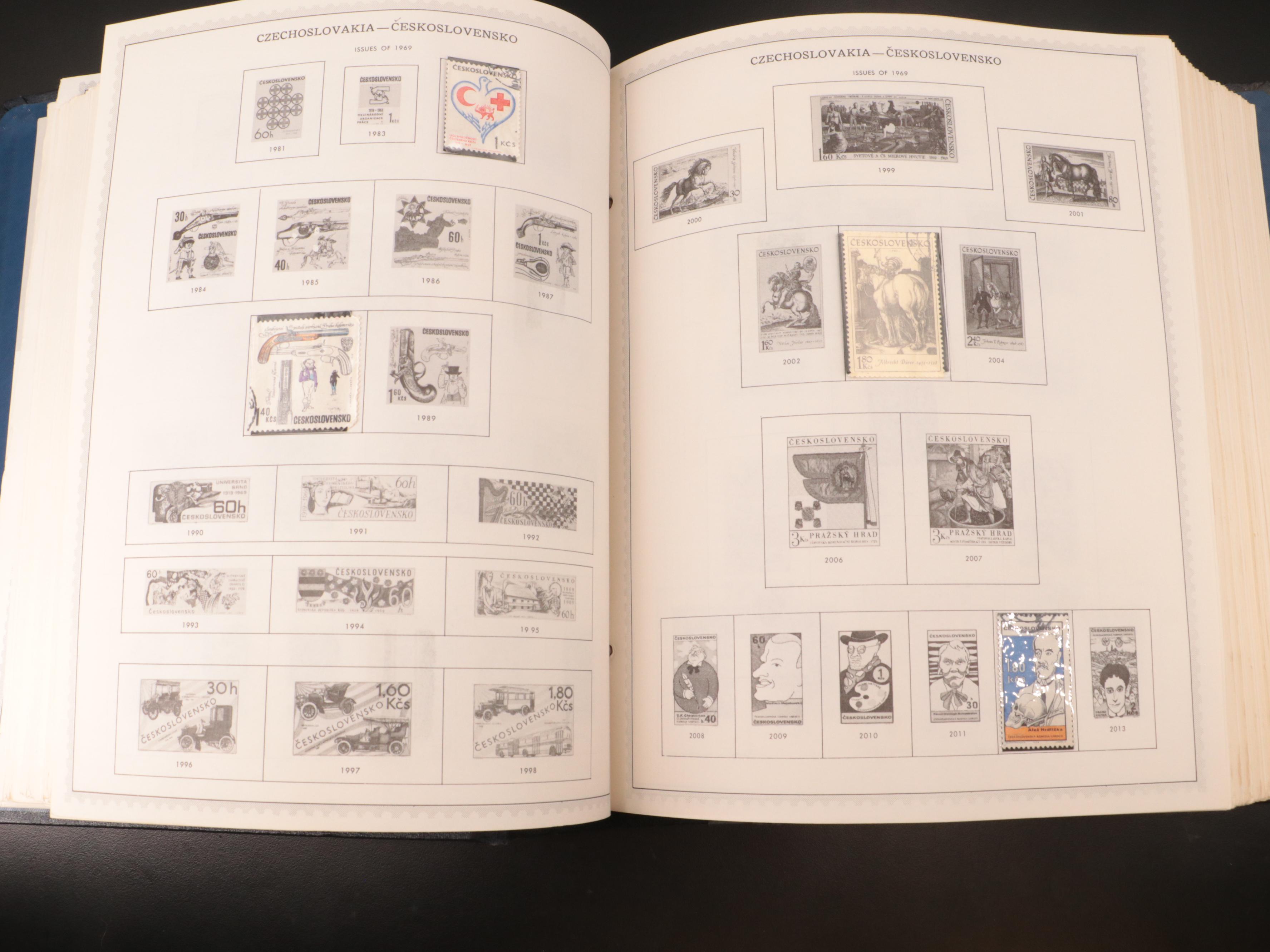 "The Master Global Stamp Album" Postage Stamp Collection