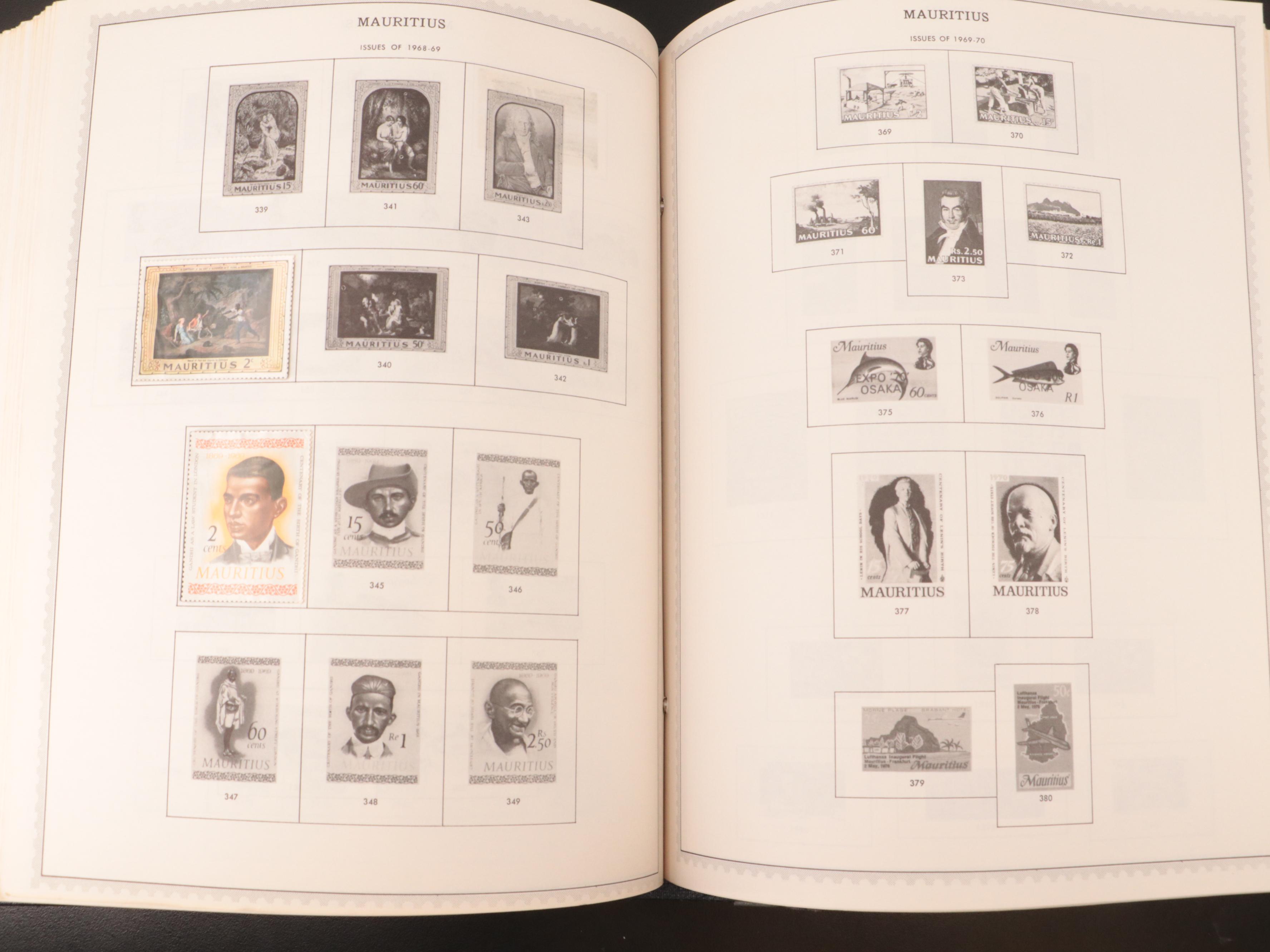 "The Master Global Stamp Album" Postage Stamp Collection