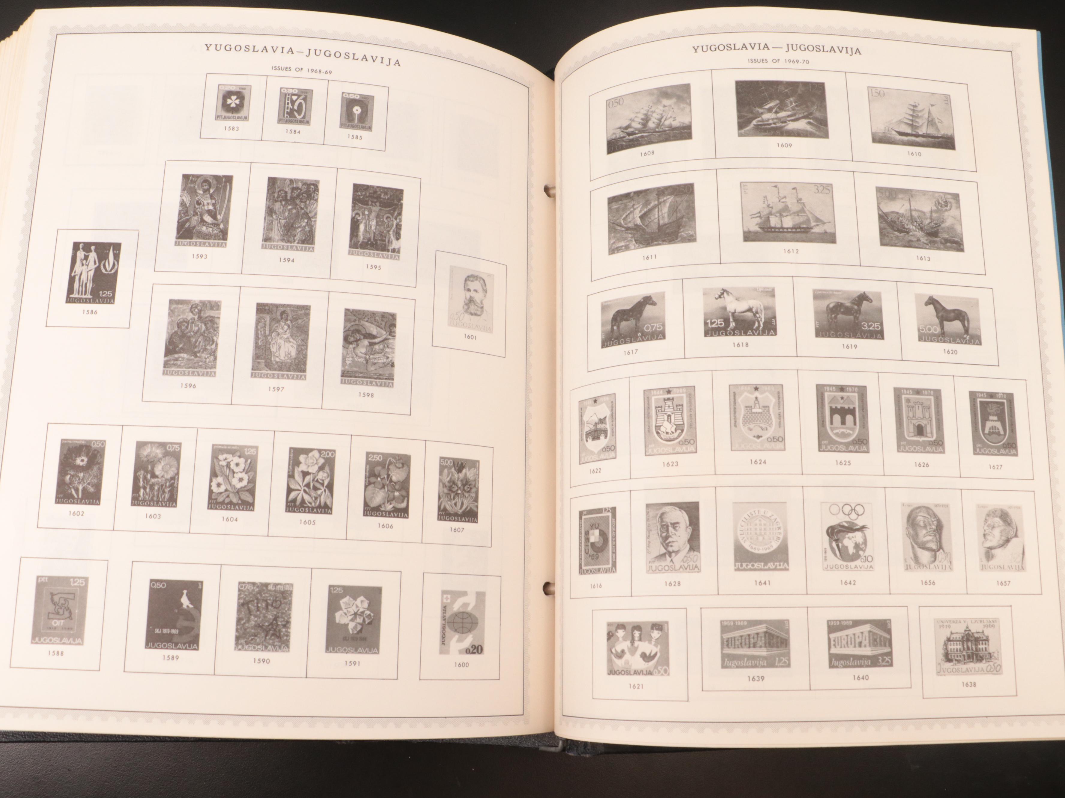 "The Master Global Stamp Album" Postage Stamp Collection
