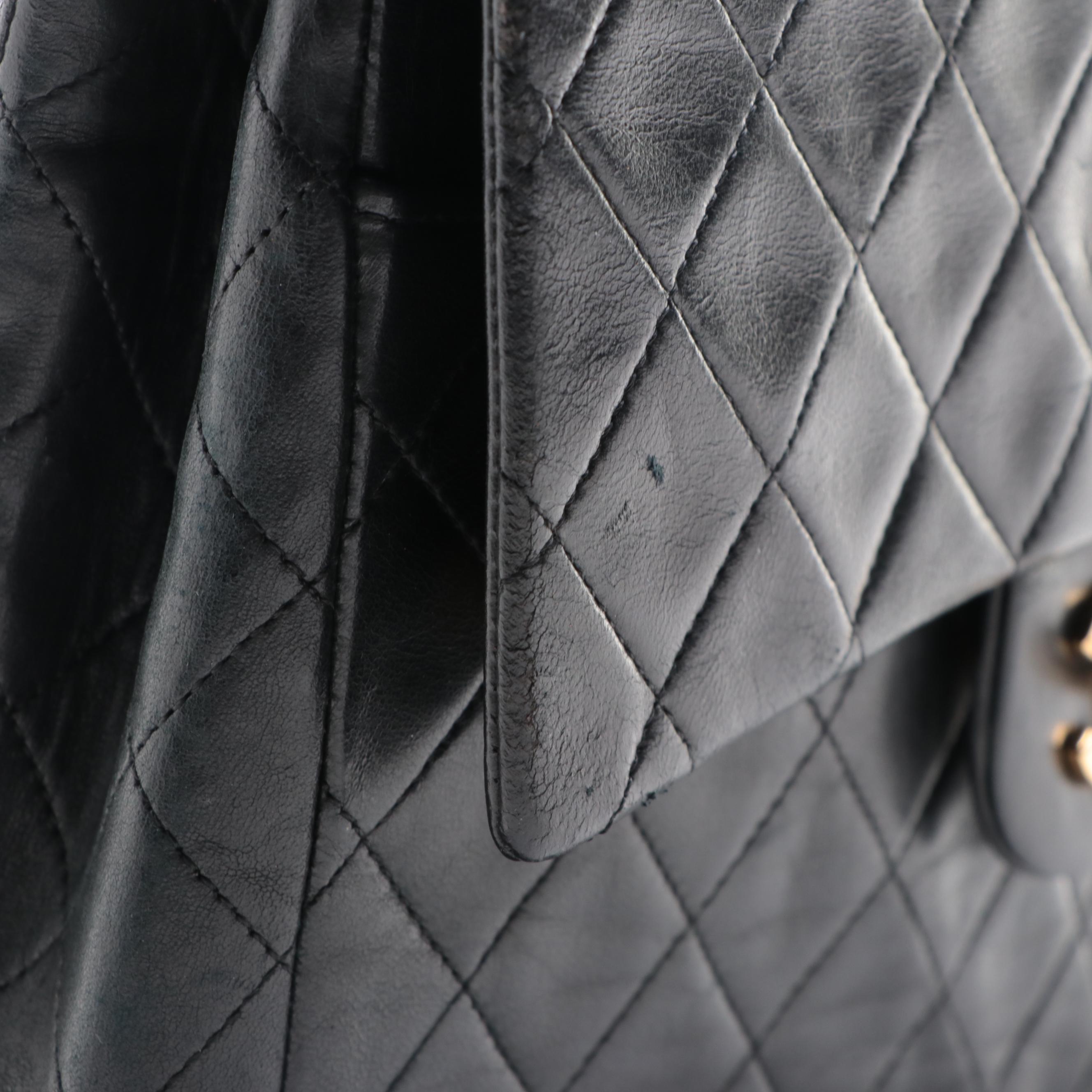Chanel Quilted Leather Flap Chain Bag