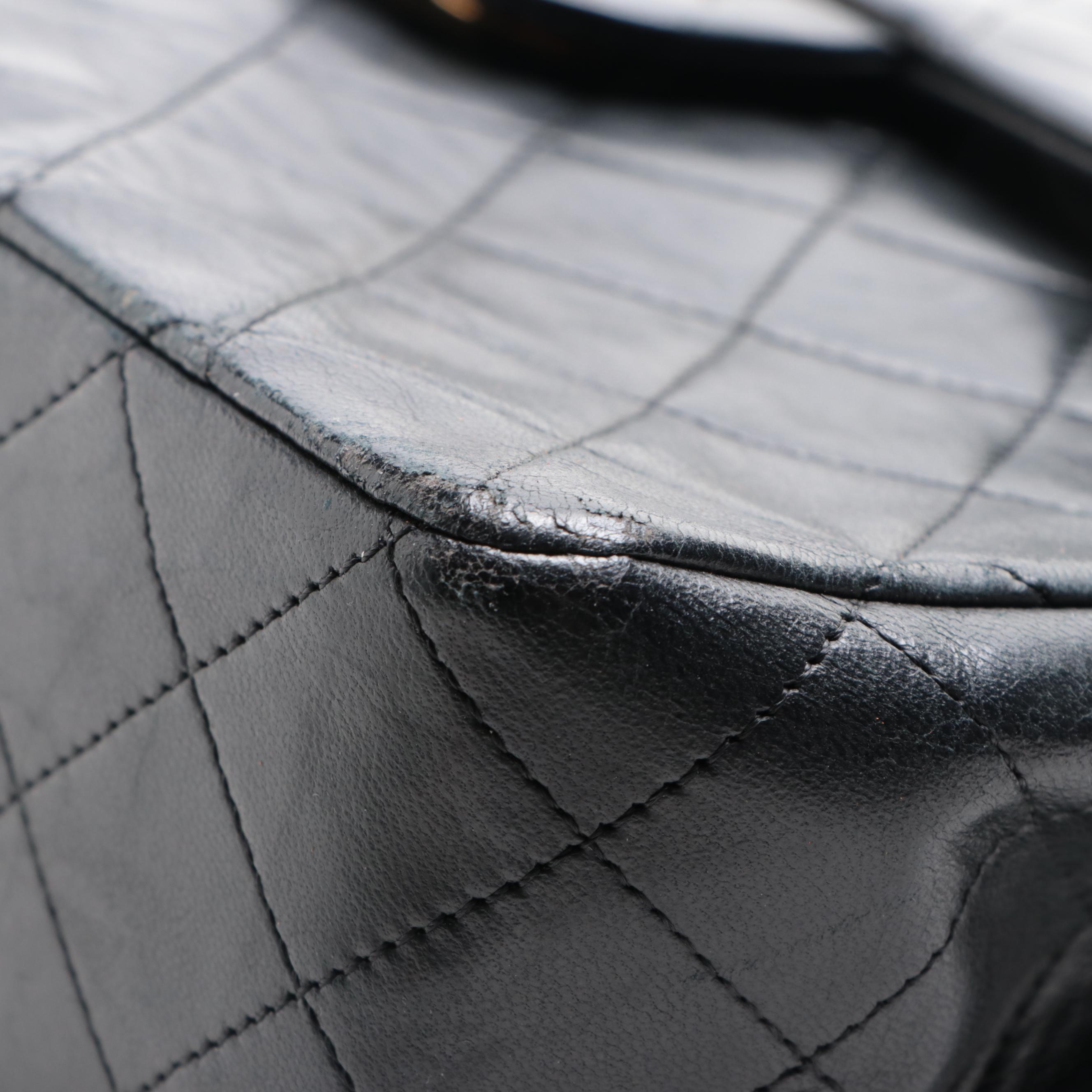 Chanel Quilted Leather Flap Chain Bag