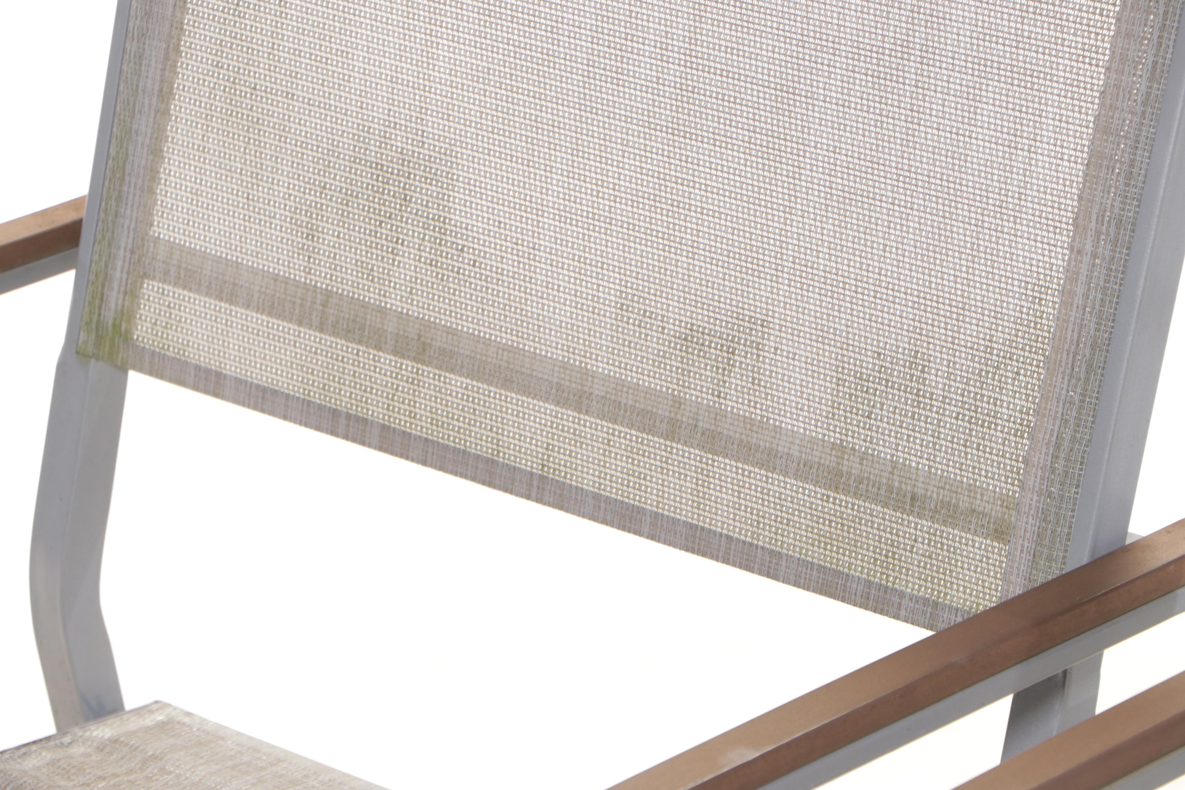 Seven-Piece Powder-Coated Metal Patio Dining Set, Incl. Threshold "Bryant"