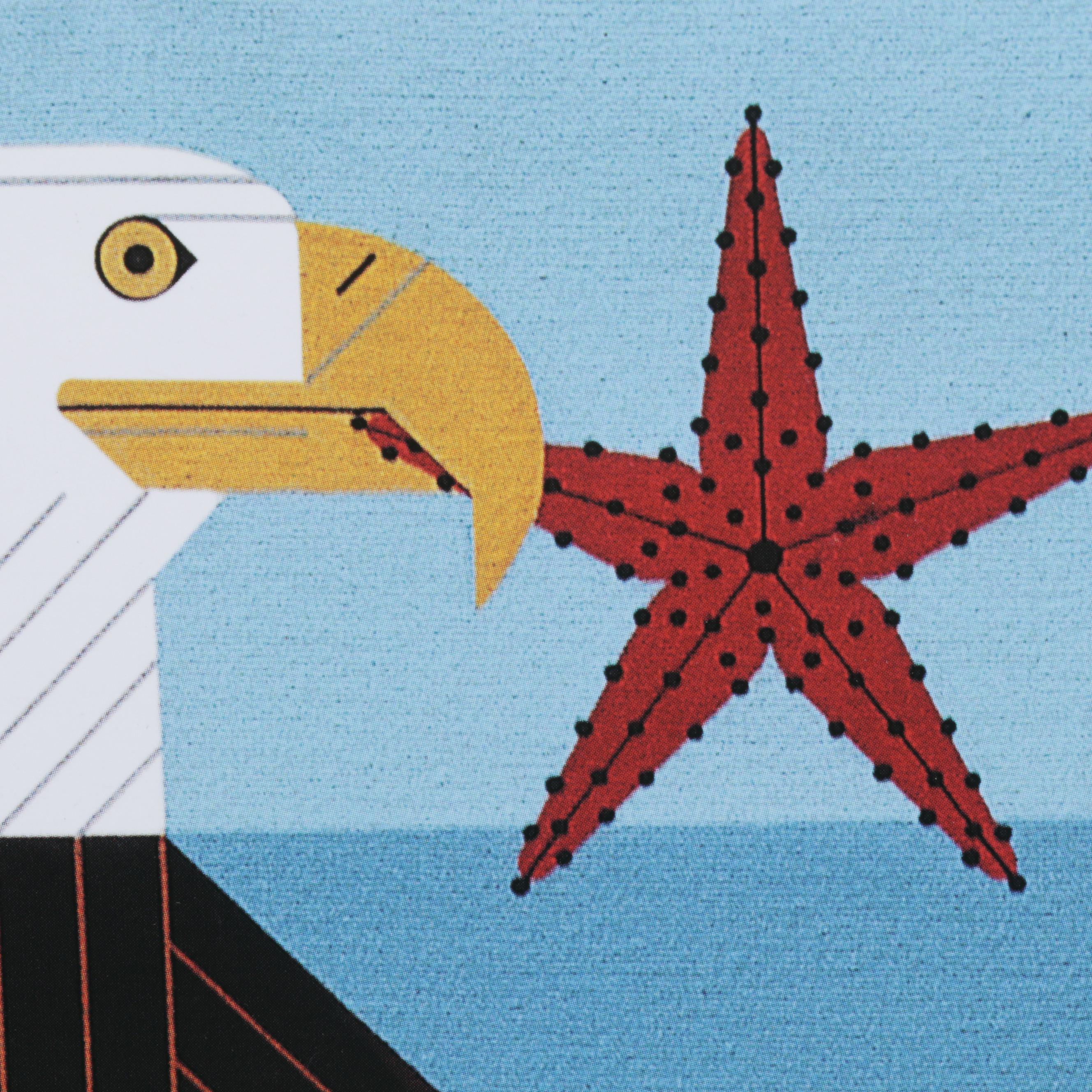 Offset Lithograph After Charley Harper "Star and Stripes," circa 2003