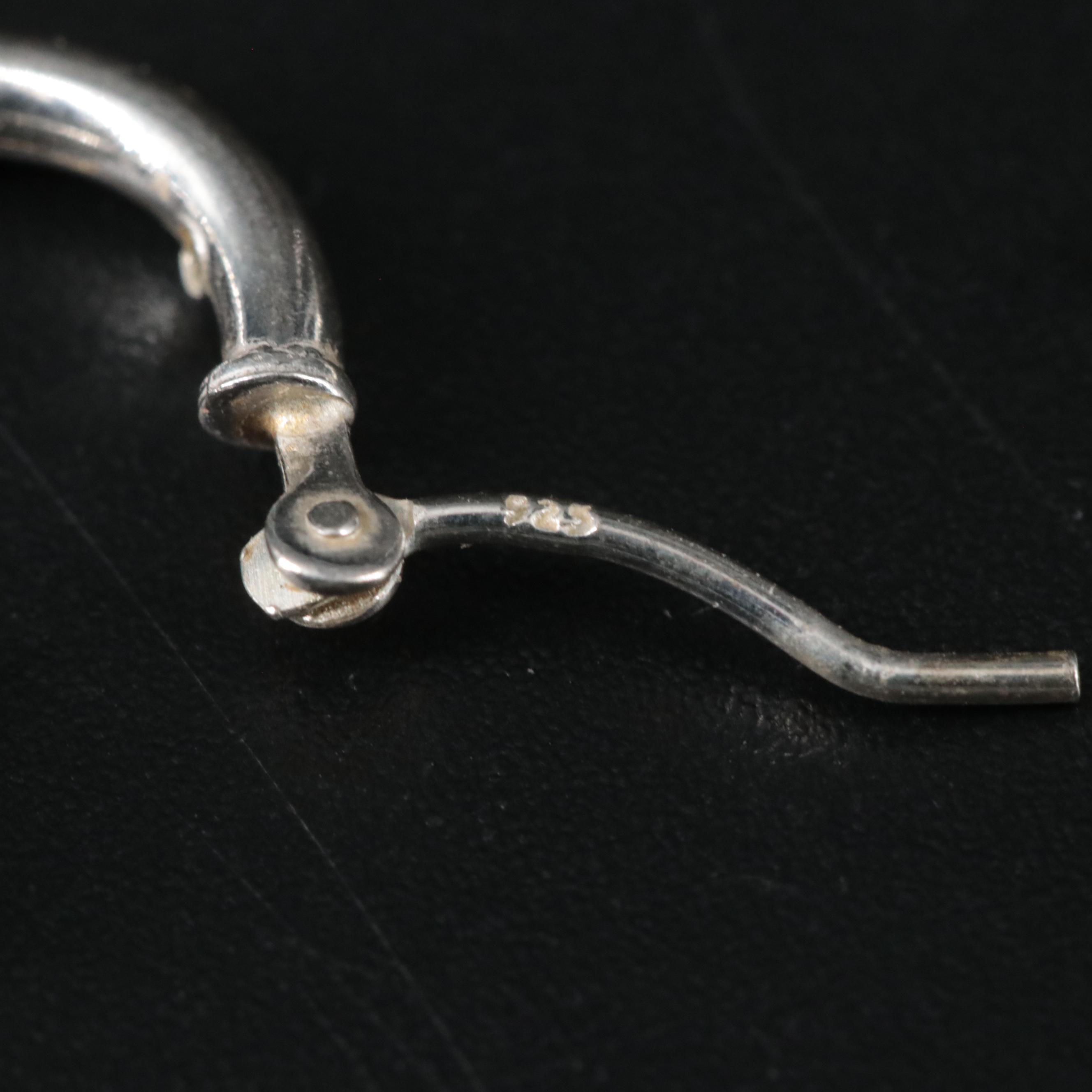 Sterling Huggie Earrings