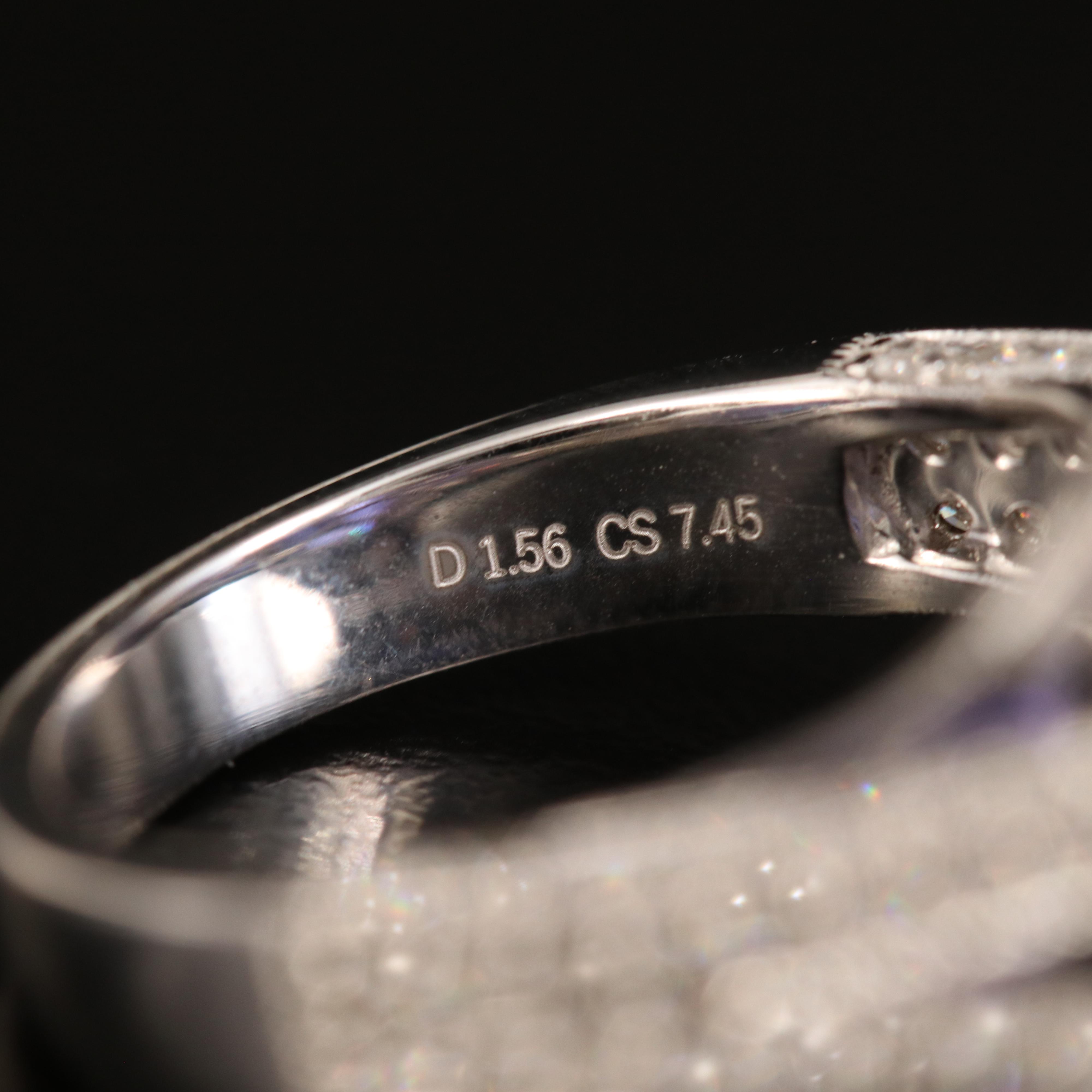 14K 7.45 CT Tanzanite and 1.56 CTW Diamond Ring