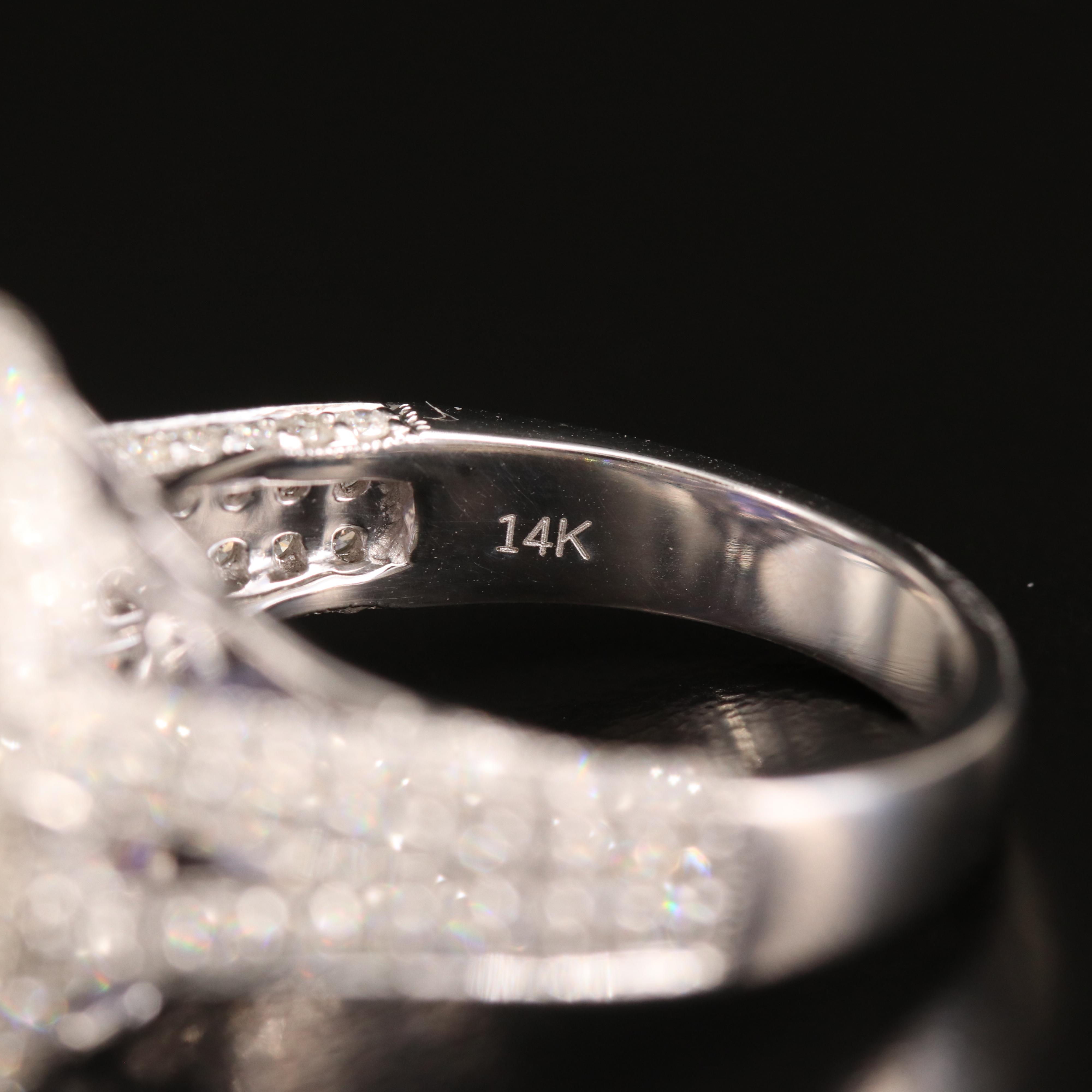 14K 7.45 CT Tanzanite and 1.56 CTW Diamond Ring