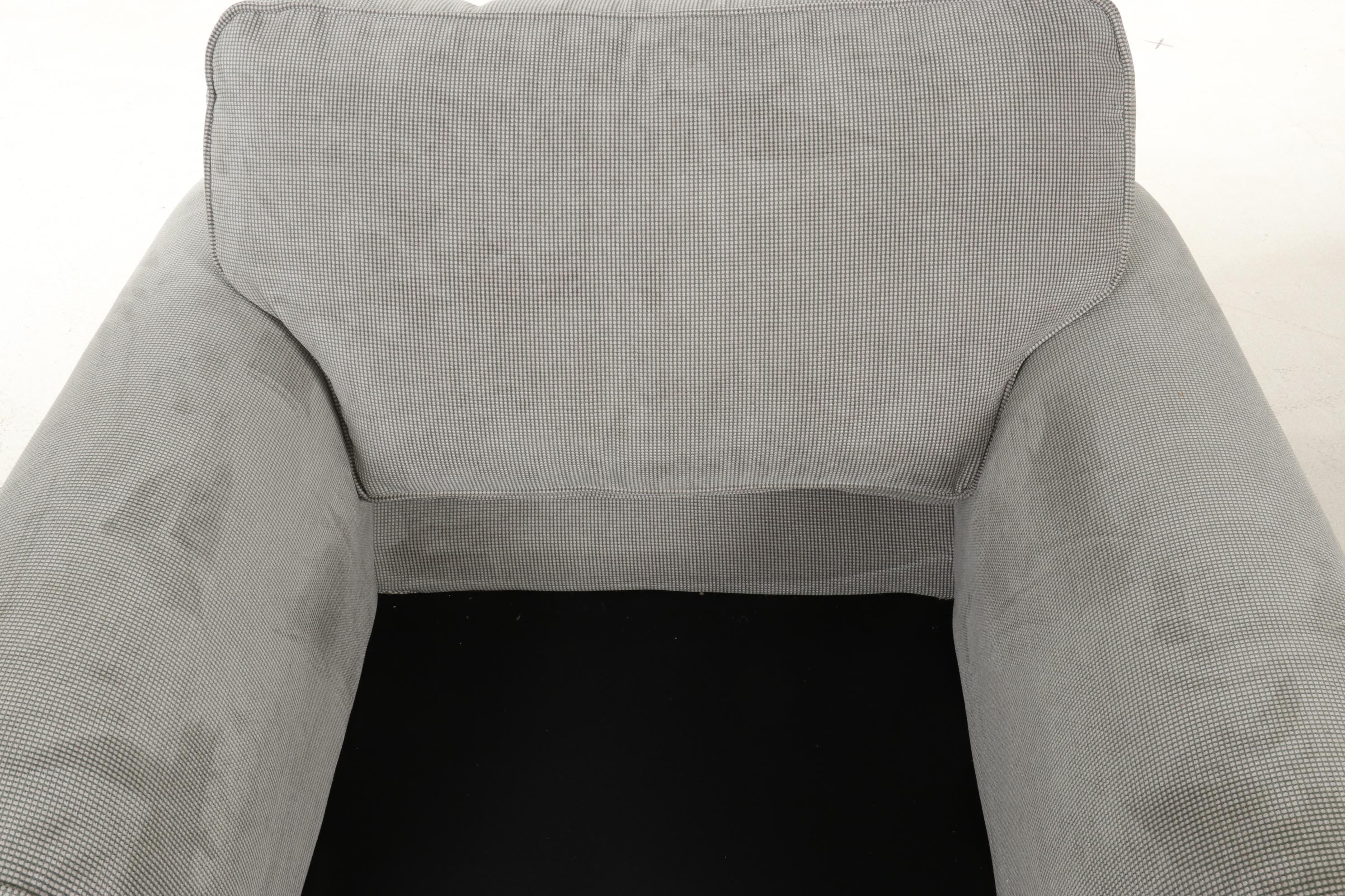 Jonathan Louis Upholstered Rolled Arm Lounge Chair