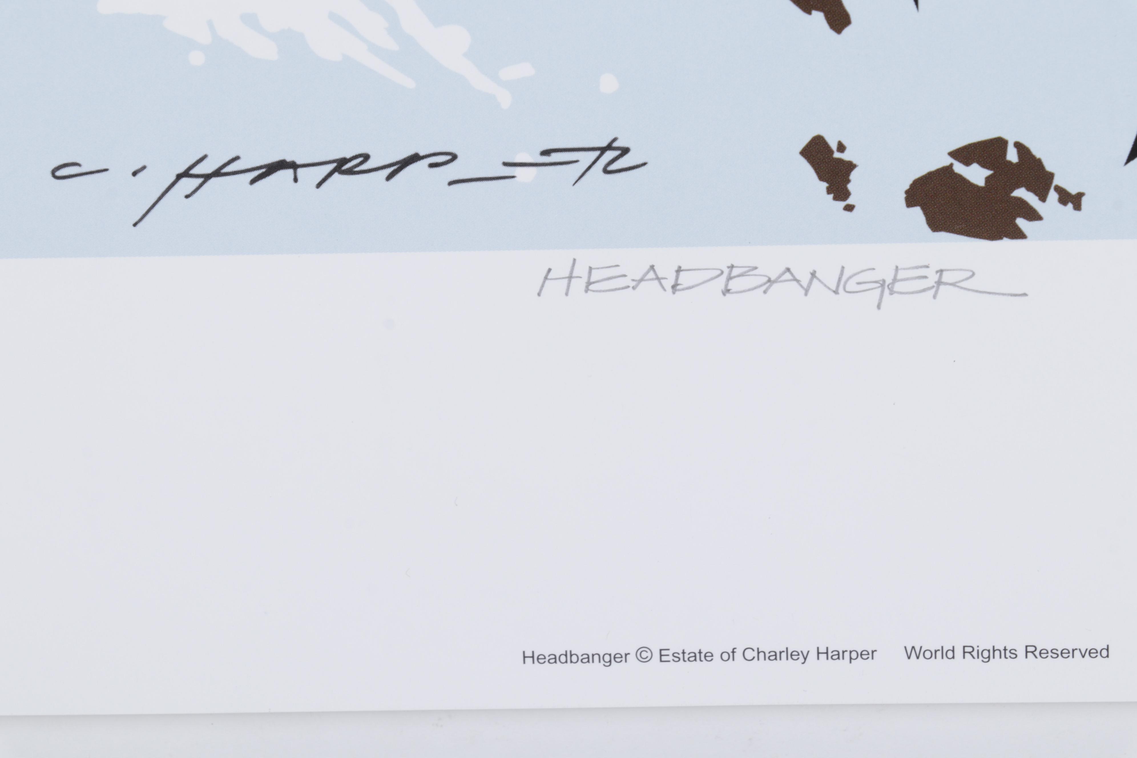 Offset Lithograph After Charley Harper "Headbanger," 21st Century