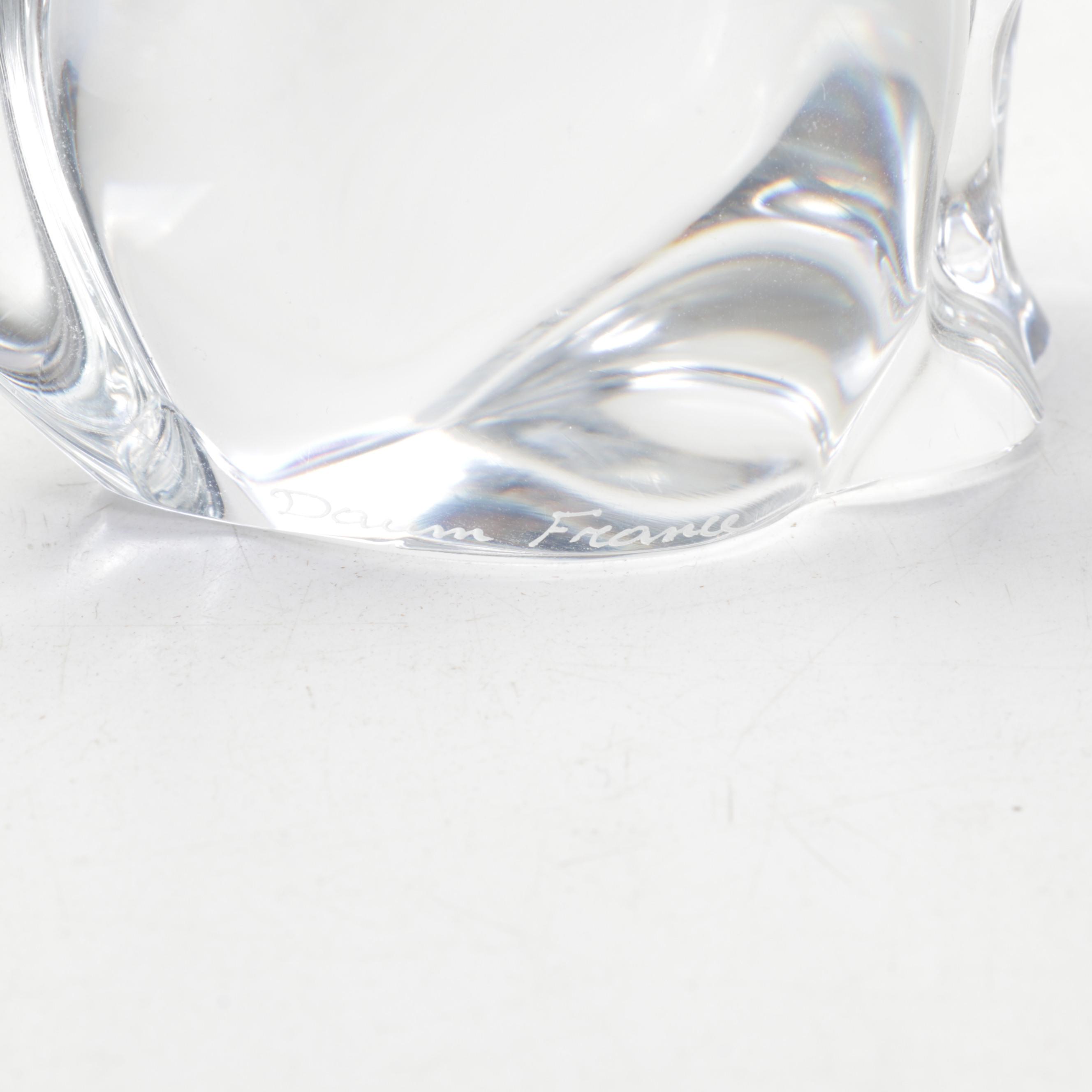 Laurel Burch Cat Dishes with Daum Cat Figurine and Other Décor