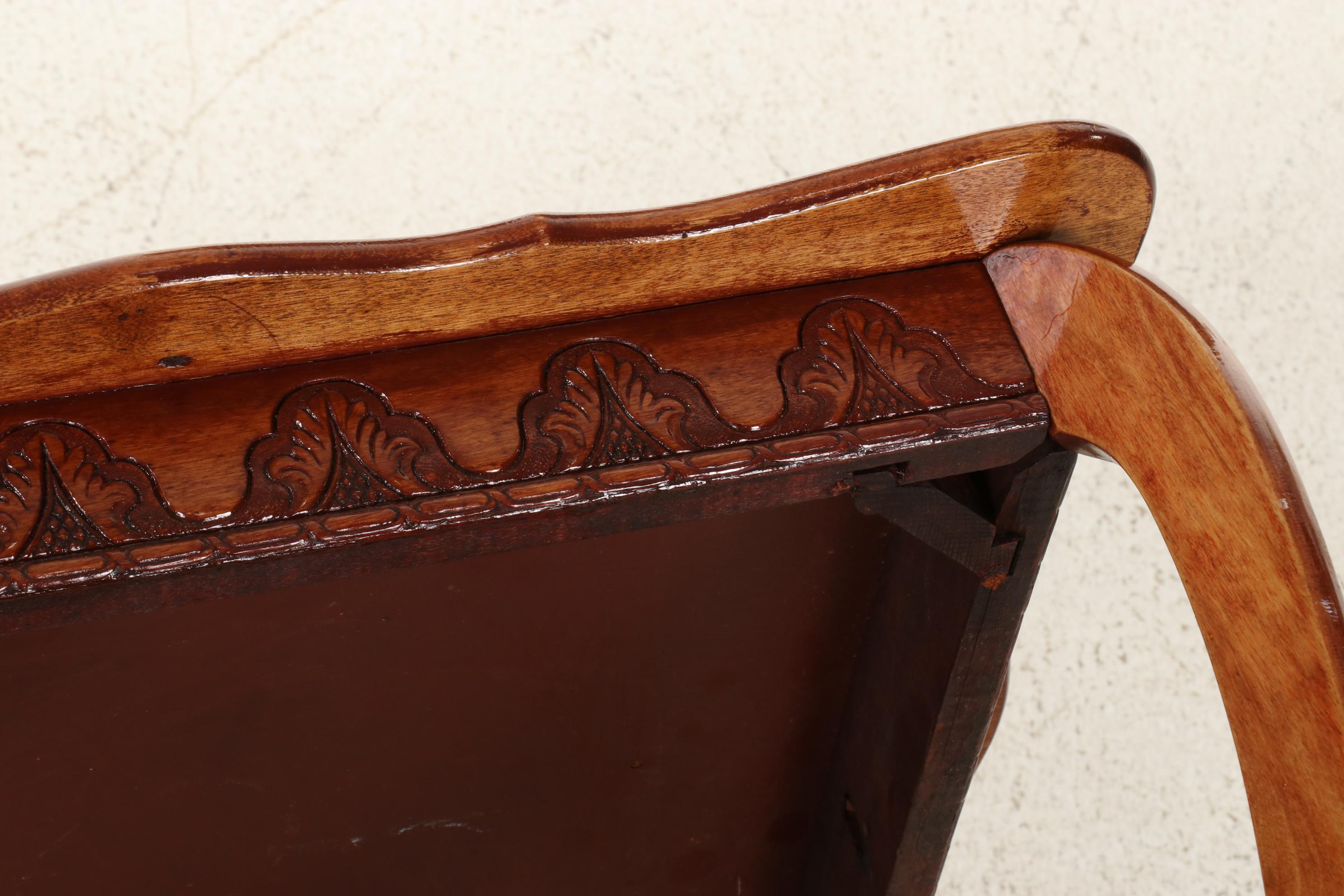 French Provincial Style Center Table, Mid-20th Century