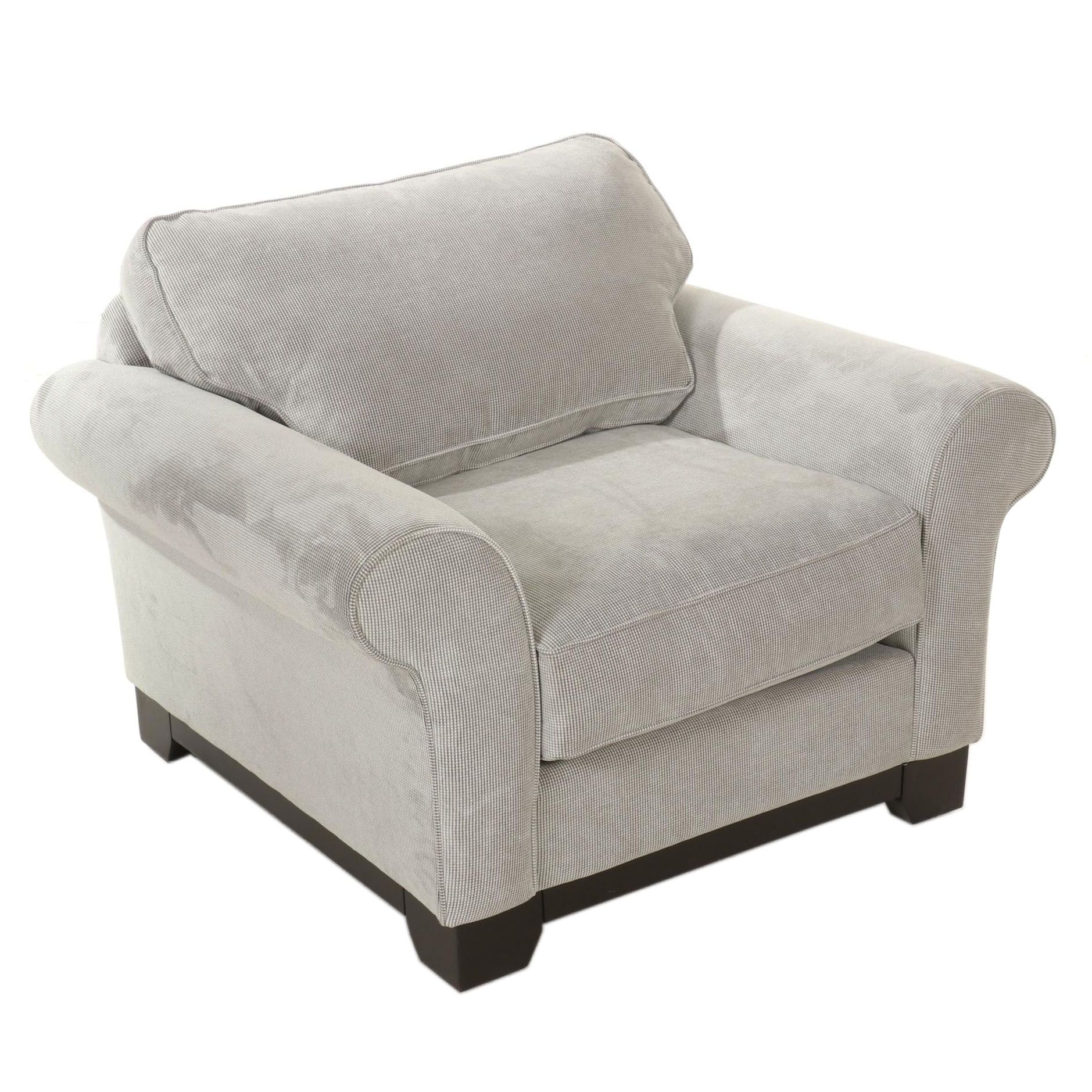 Jonathan Louis Upholstered Rolled Arm Lounge Chair