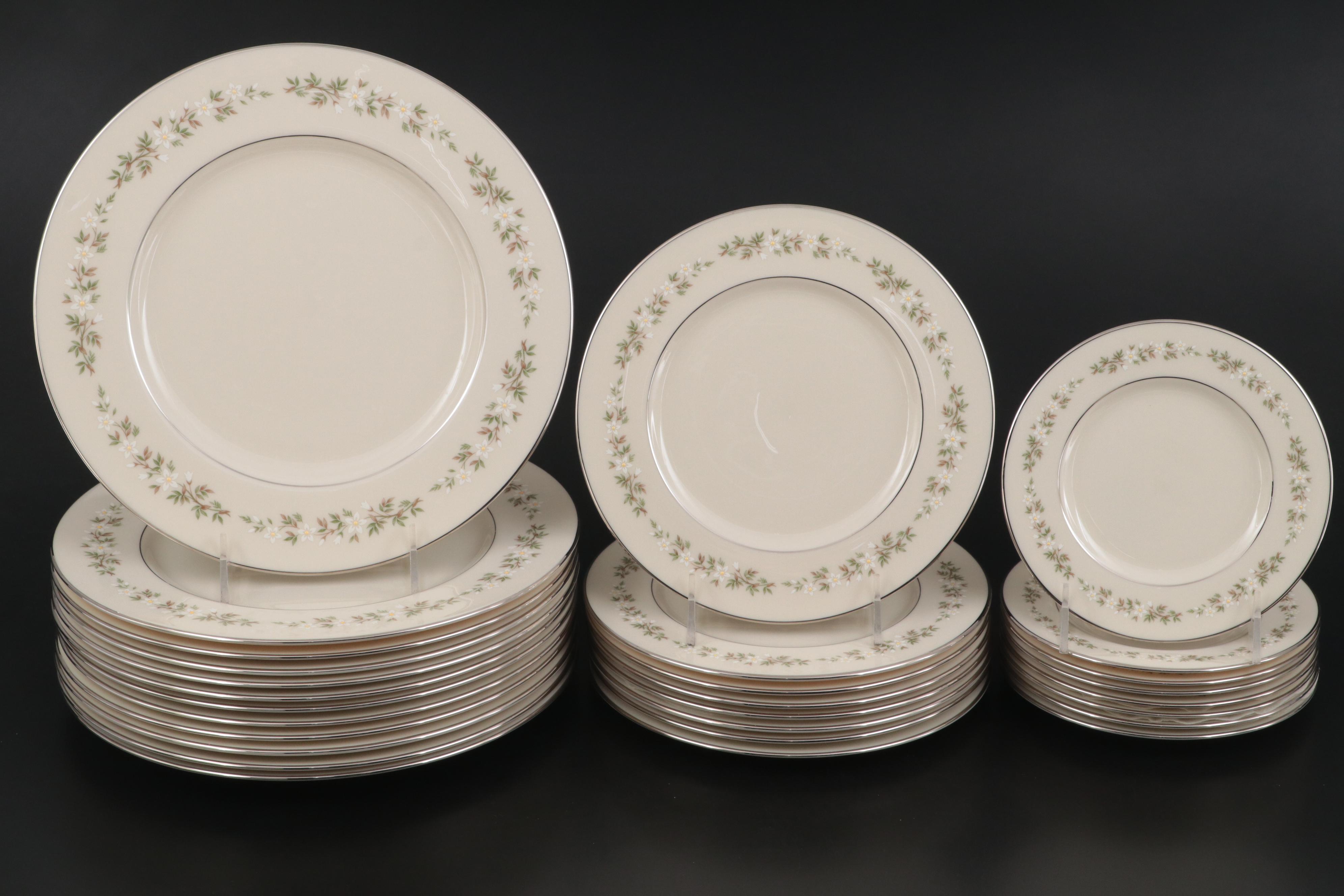 Lenox "Brookdale" Porcelain Dinnerware and "Greenbrier" Relish Dish