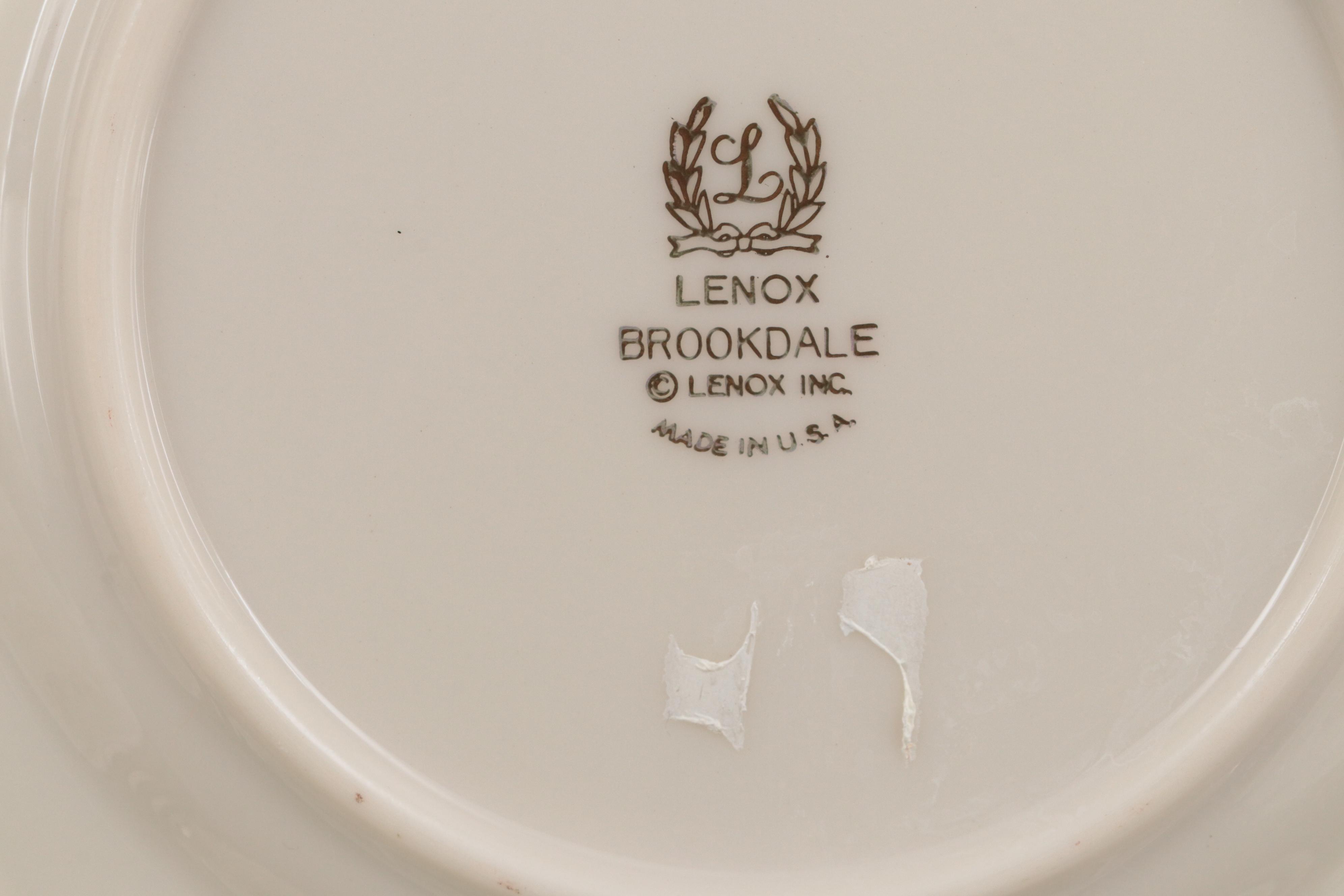 Lenox "Brookdale" Porcelain Dinnerware and "Greenbrier" Relish Dish