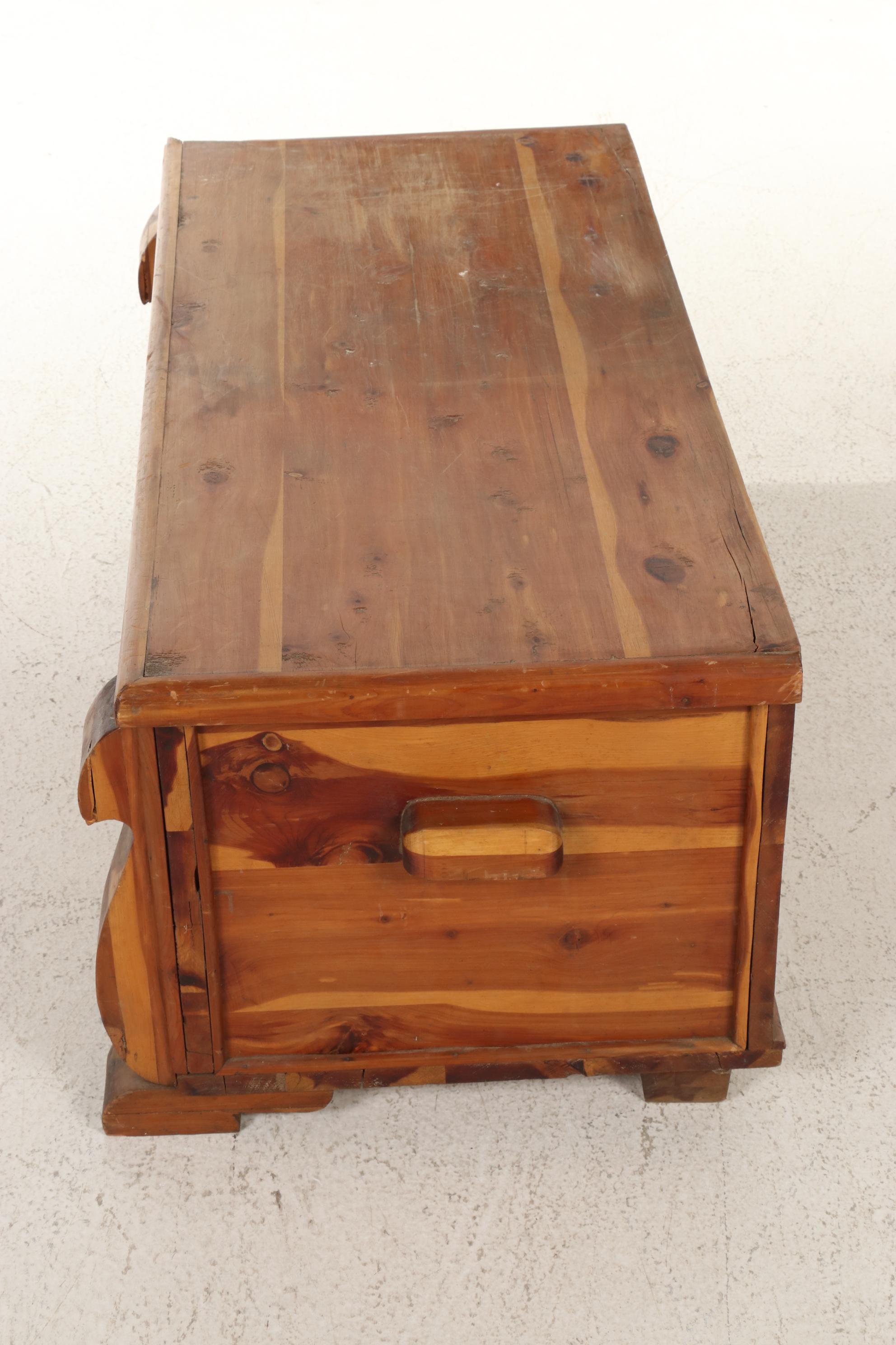 Empire Style Cedar Blanket Chest, Mid to Late 20th Century