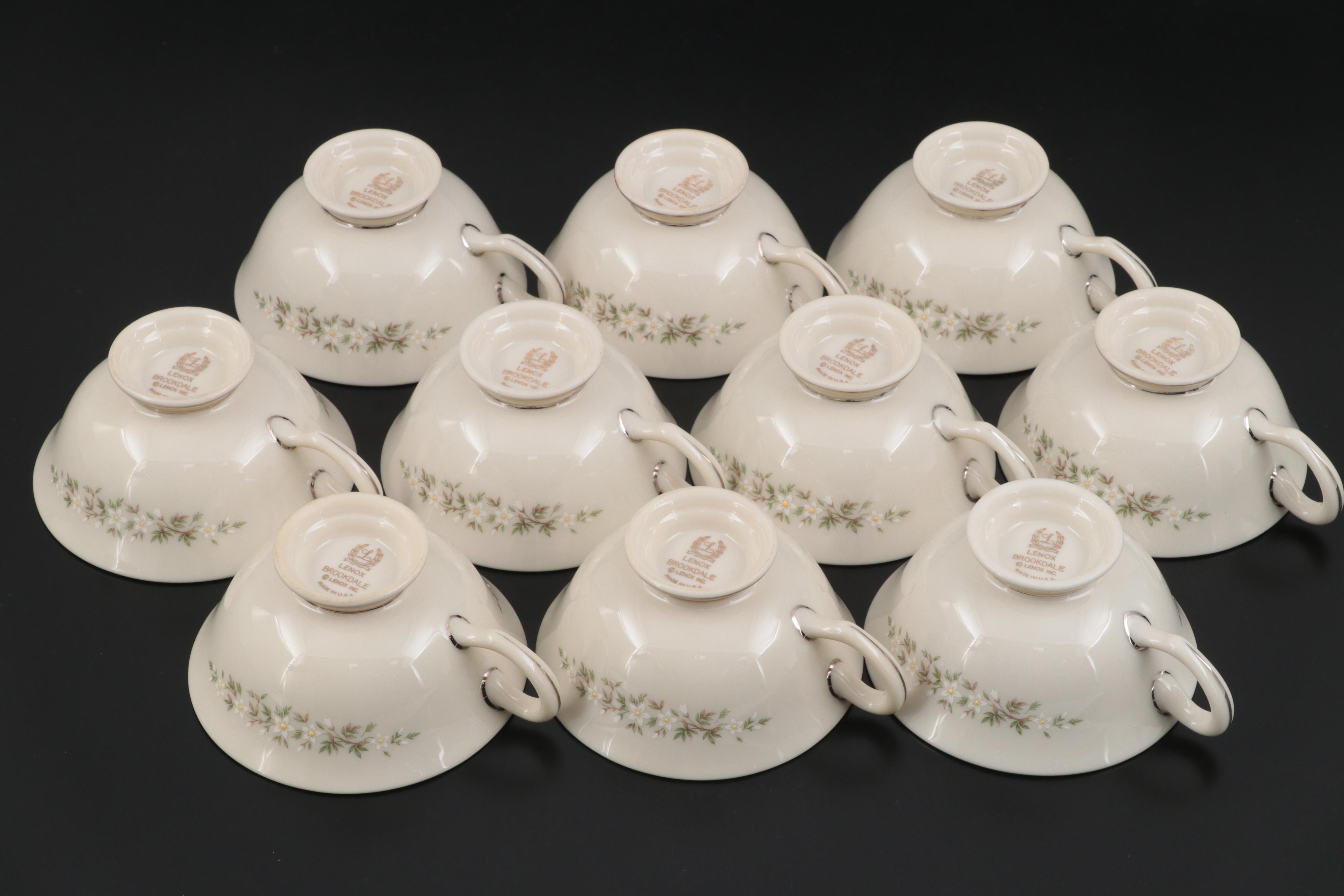 Lenox "Brookdale" Porcelain Dinnerware and "Greenbrier" Relish Dish