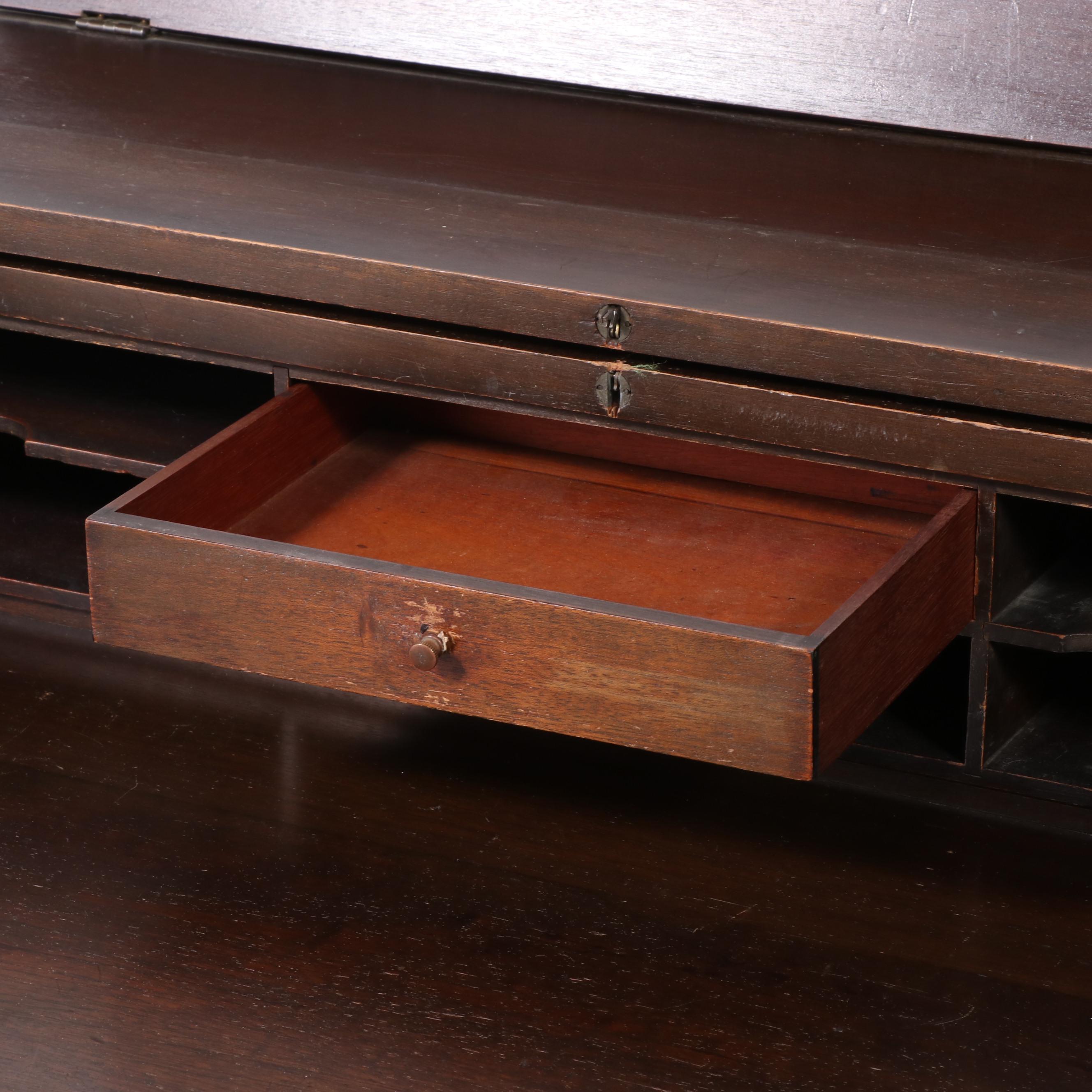 Colonial Mfg. Co. Federal Style Mahogany Spinet Desk, Early 20th Century