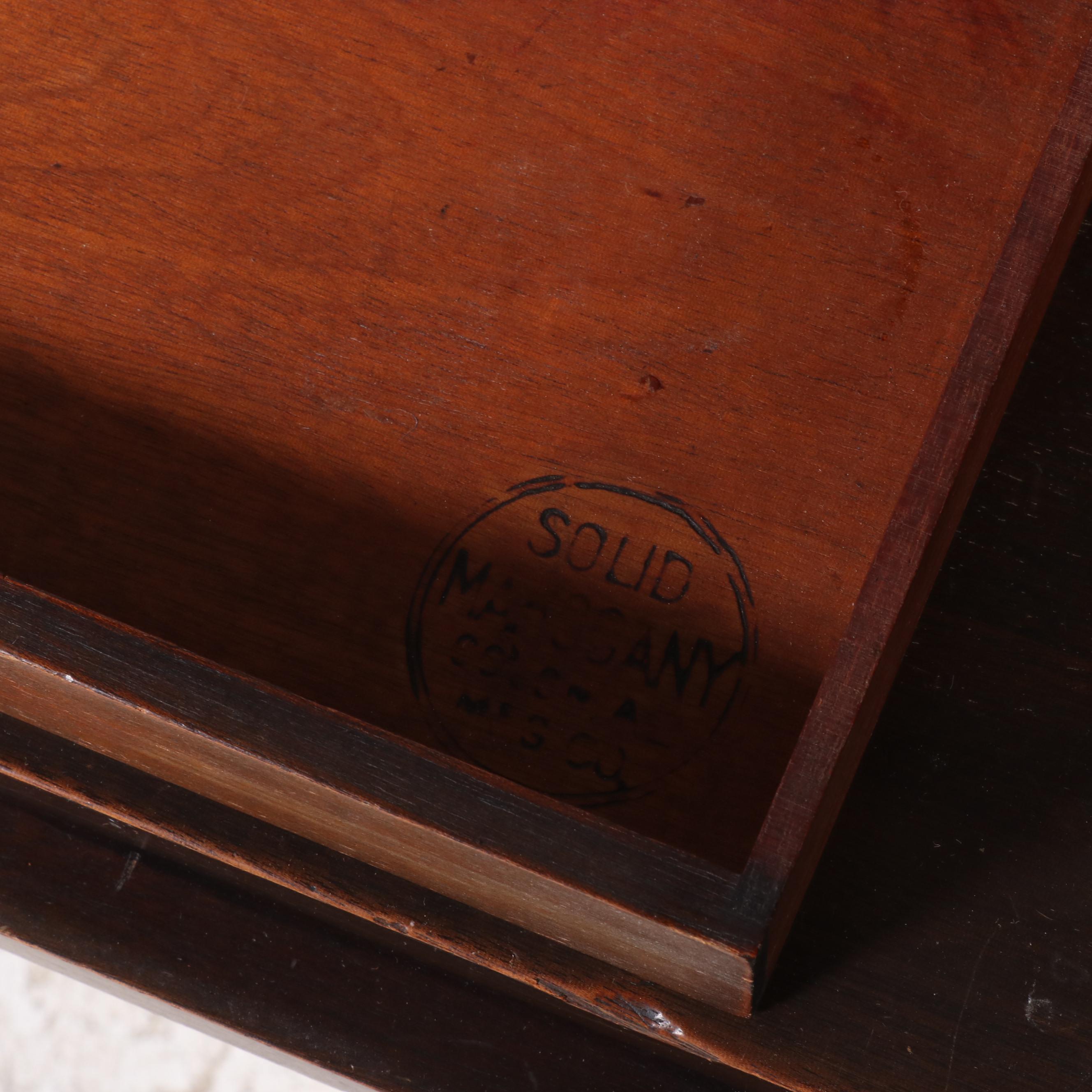Colonial Mfg. Co. Federal Style Mahogany Spinet Desk, Early 20th Century