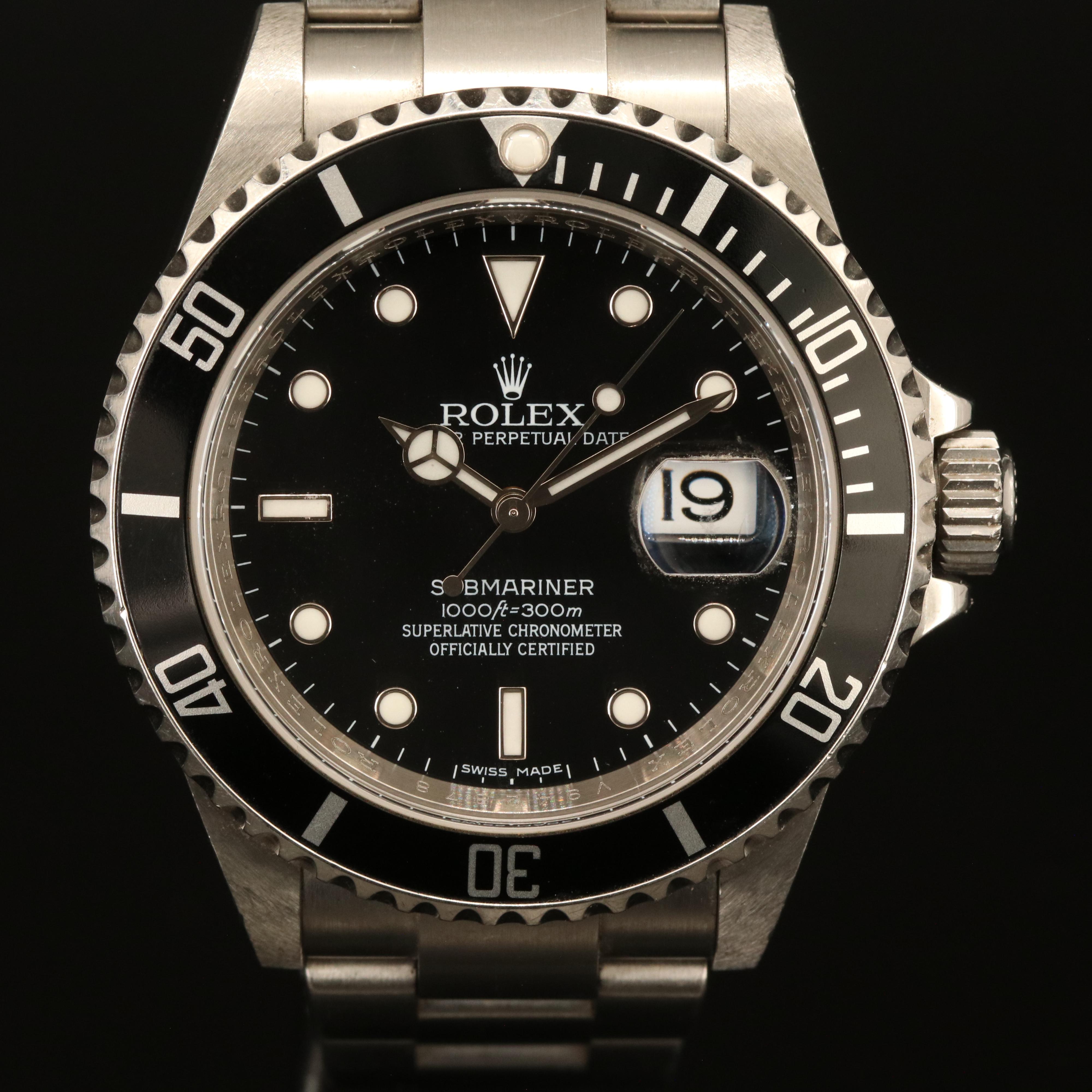 2009 Rolex Submariner Date Watch