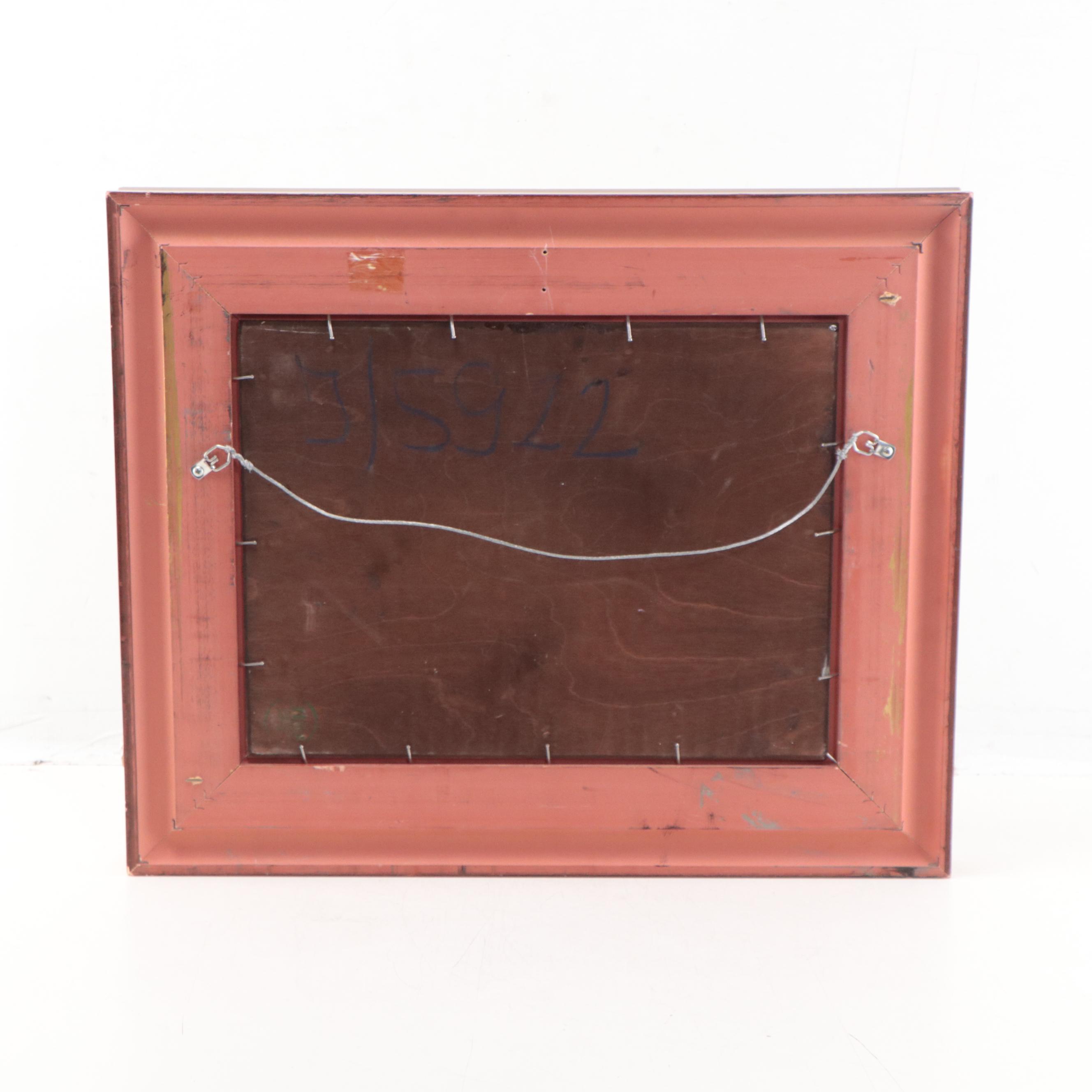 Oil Painting of a Fox Hunting Scene