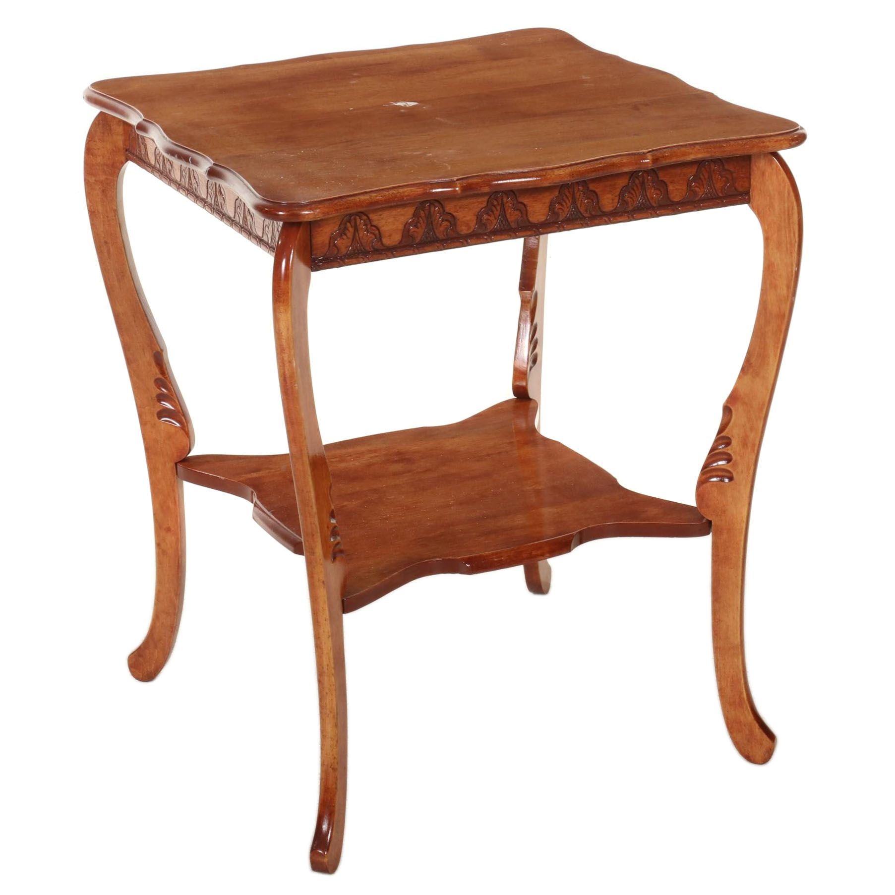 French Provincial Style Center Table, Mid-20th Century