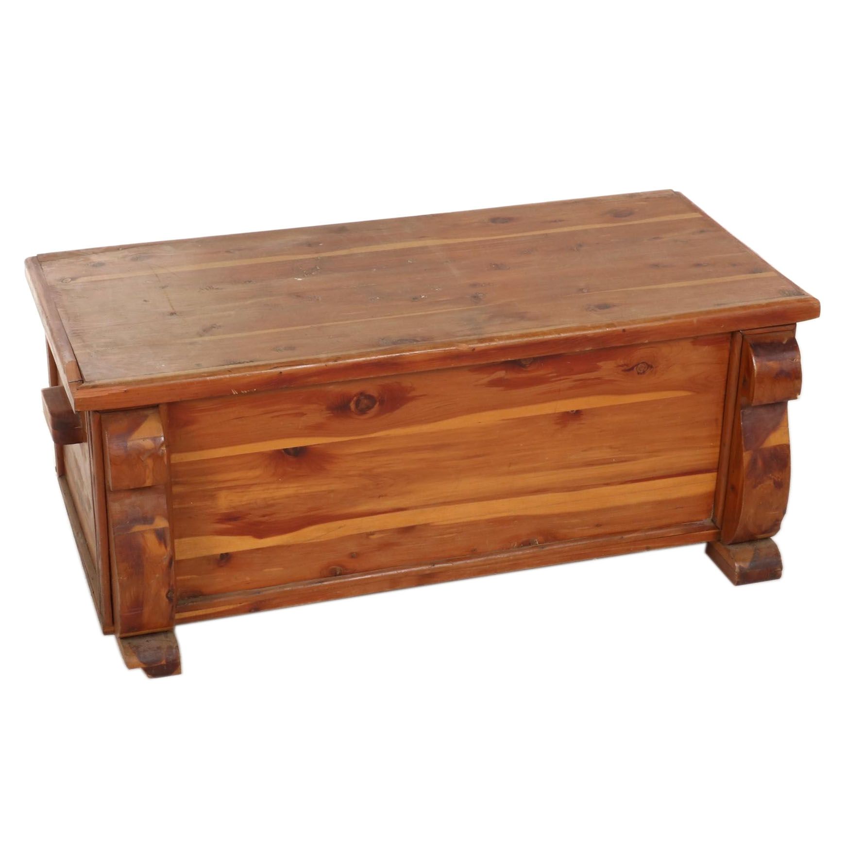 Empire Style Cedar Blanket Chest, Mid to Late 20th Century