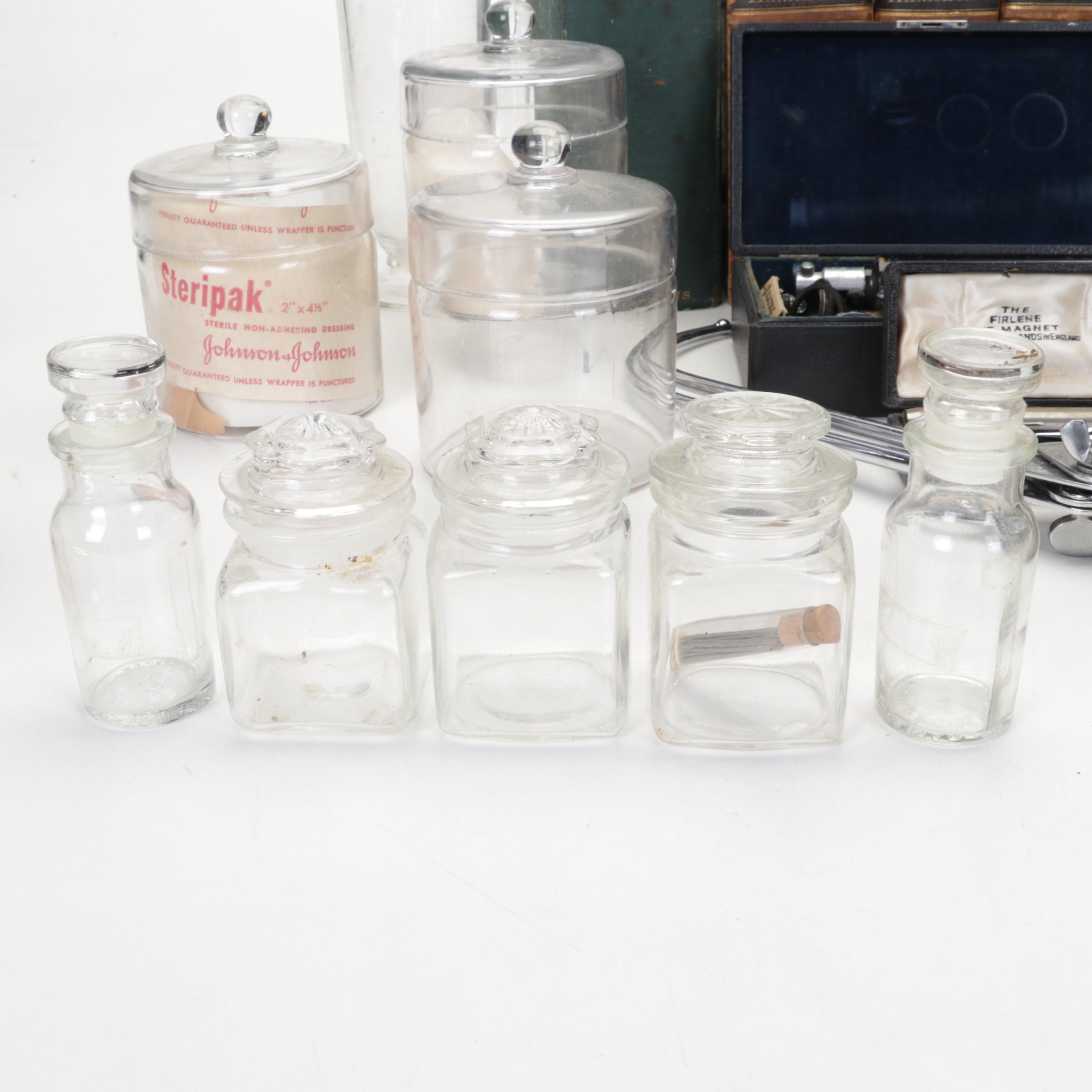 Medical Equipment Supplies and Books Featuring "In Sickness And In Health"