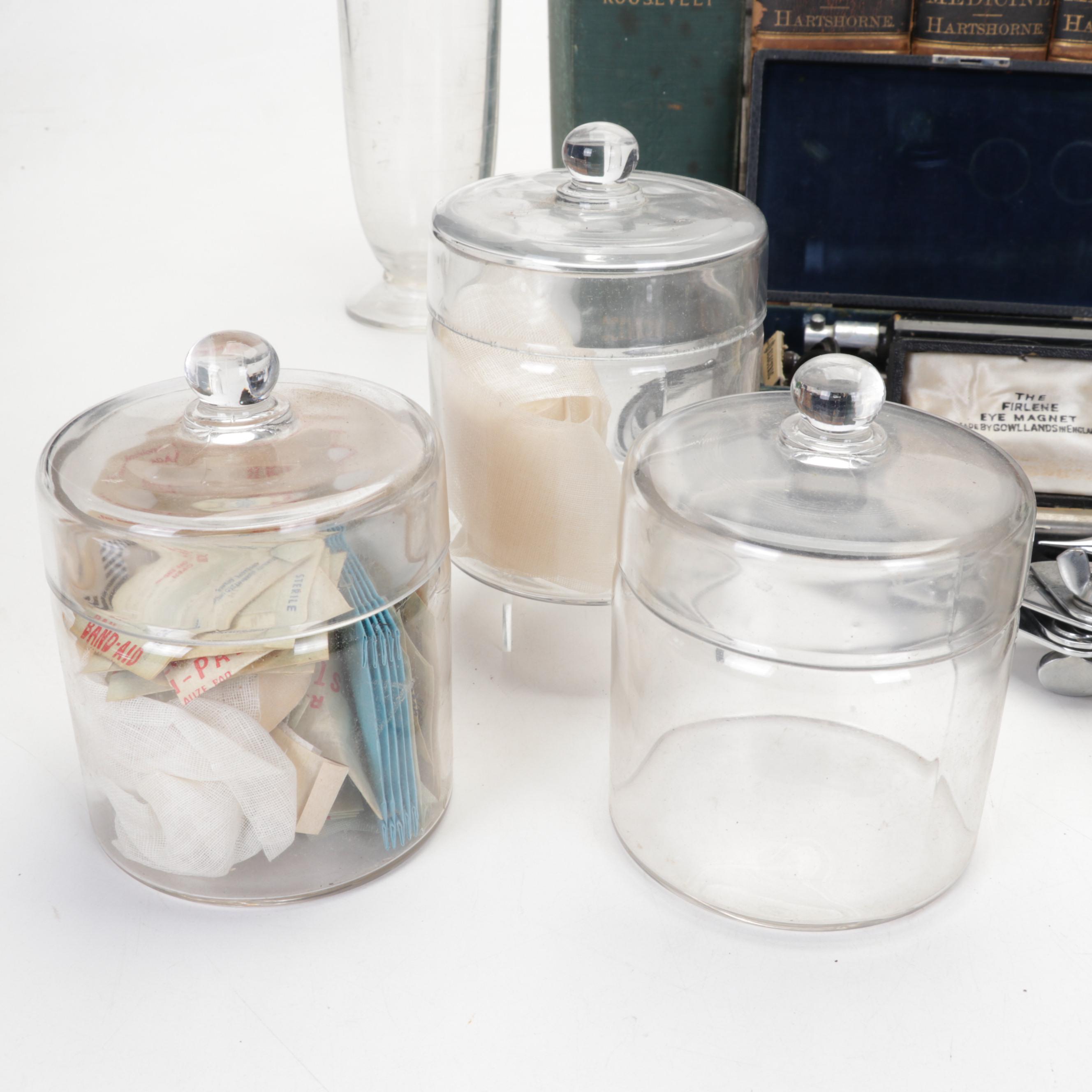 Medical Equipment Supplies and Books Featuring "In Sickness And In Health"