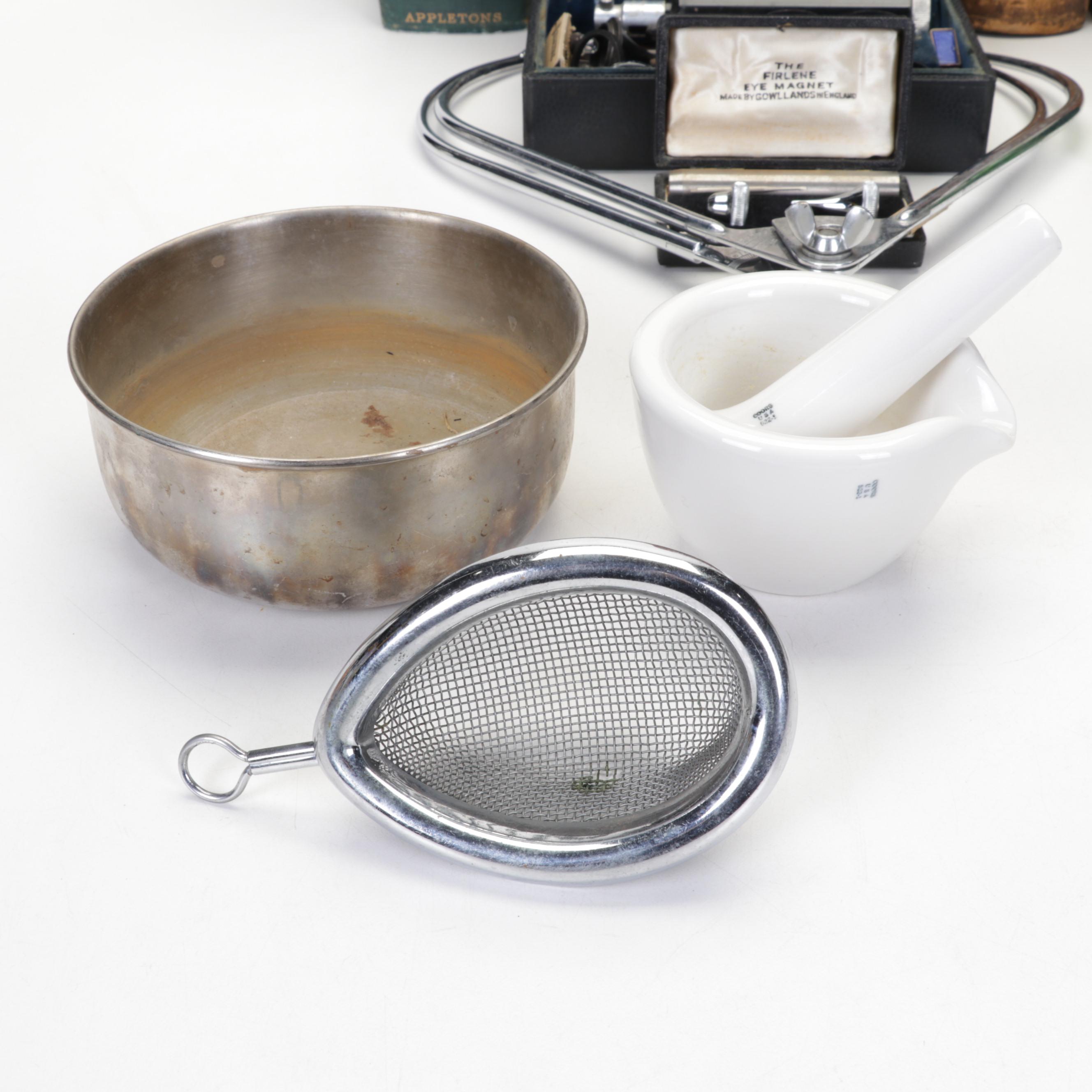 Medical Equipment Supplies and Books Featuring "In Sickness And In Health"